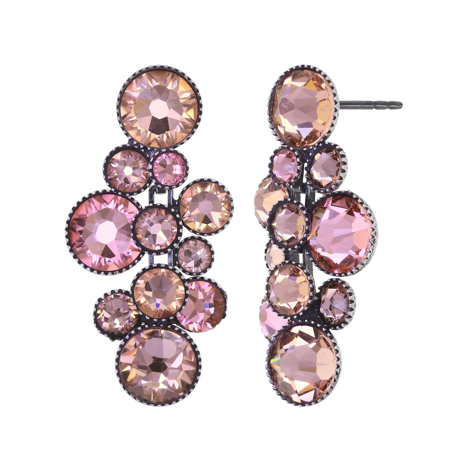 image pour Clou d'oreille pendant Water Cascade Beige  