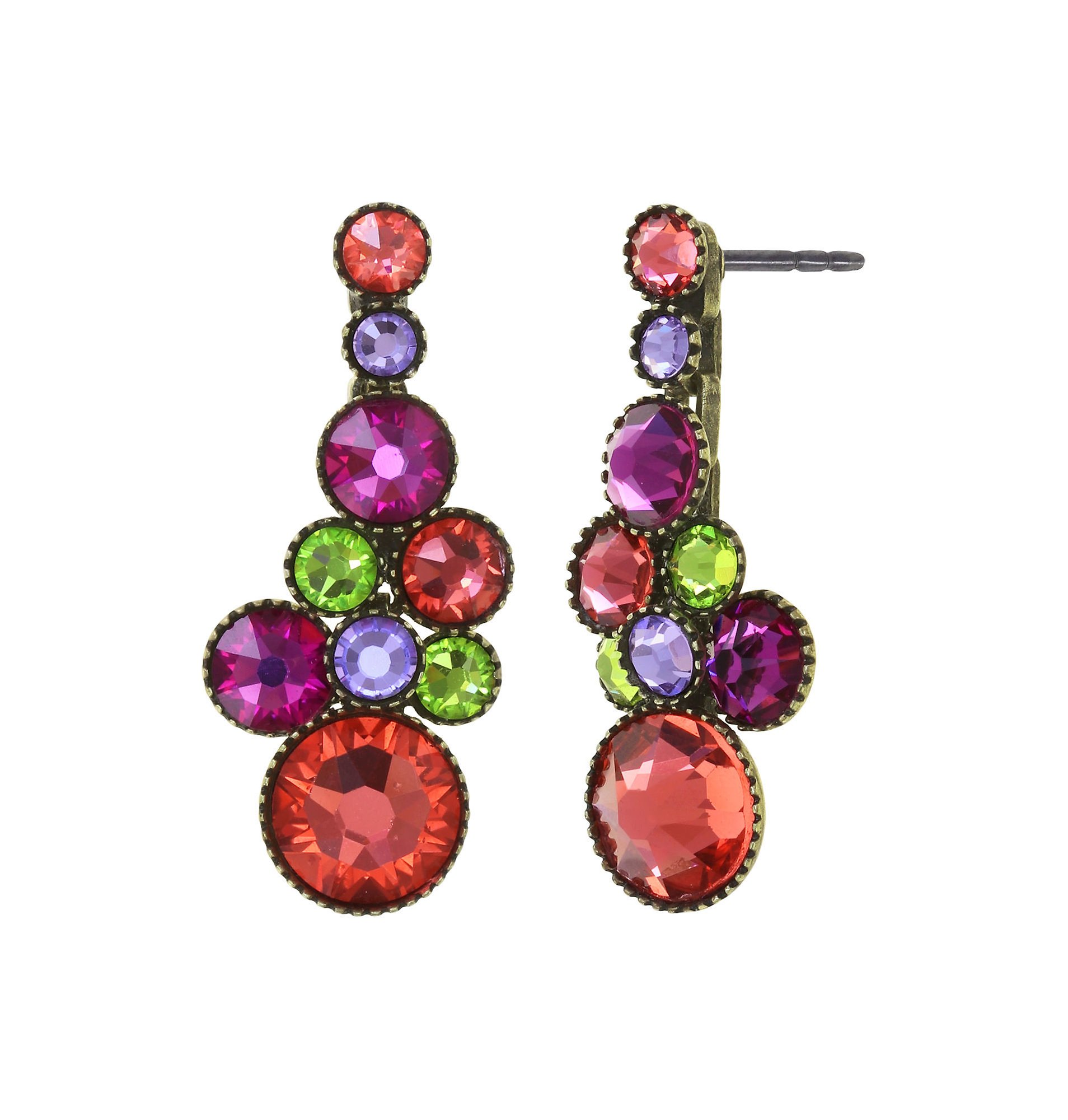 image pour Clou d'oreille pendant Water Cascade Multi  