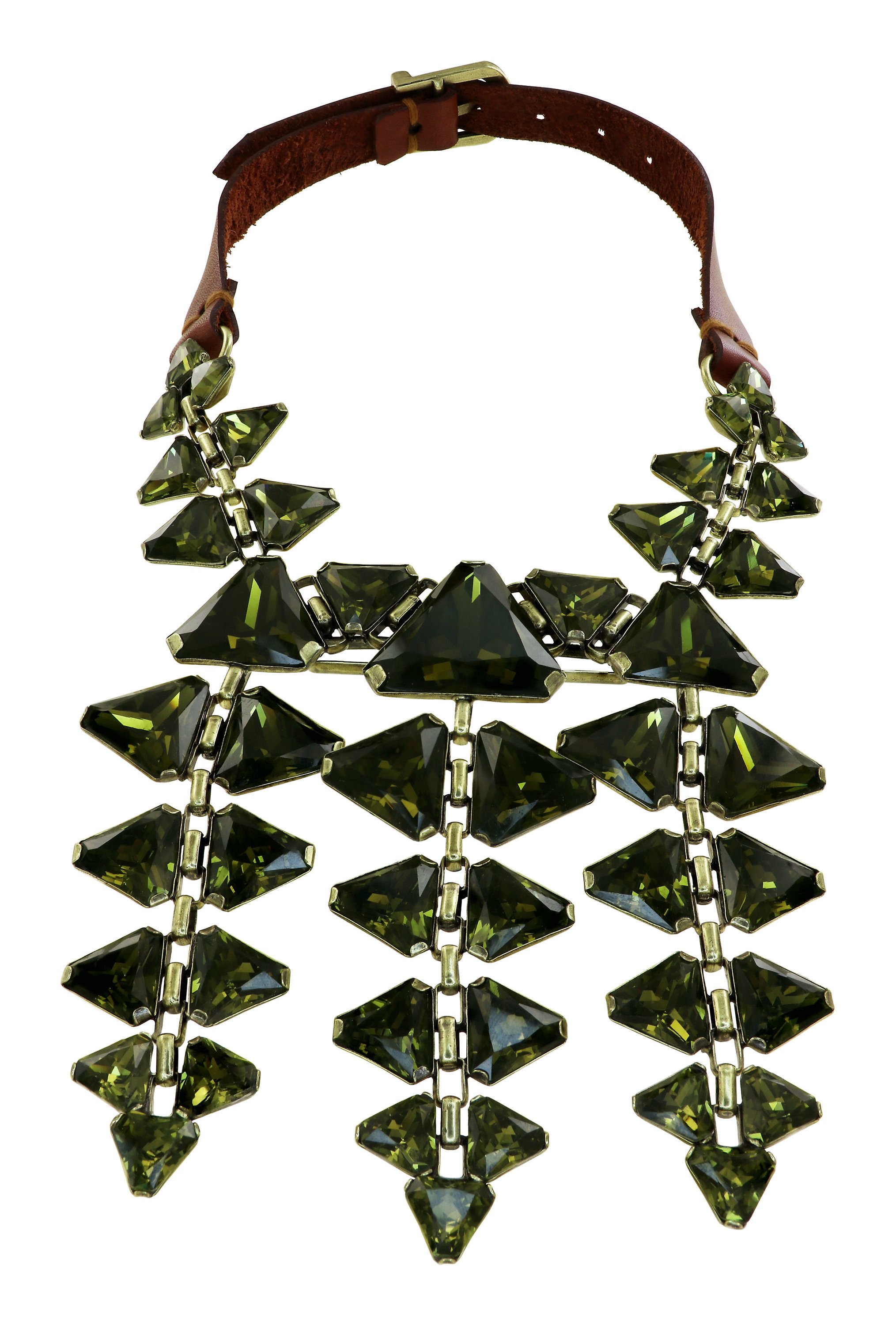 image for Necklace Collier Star Trekking Green  