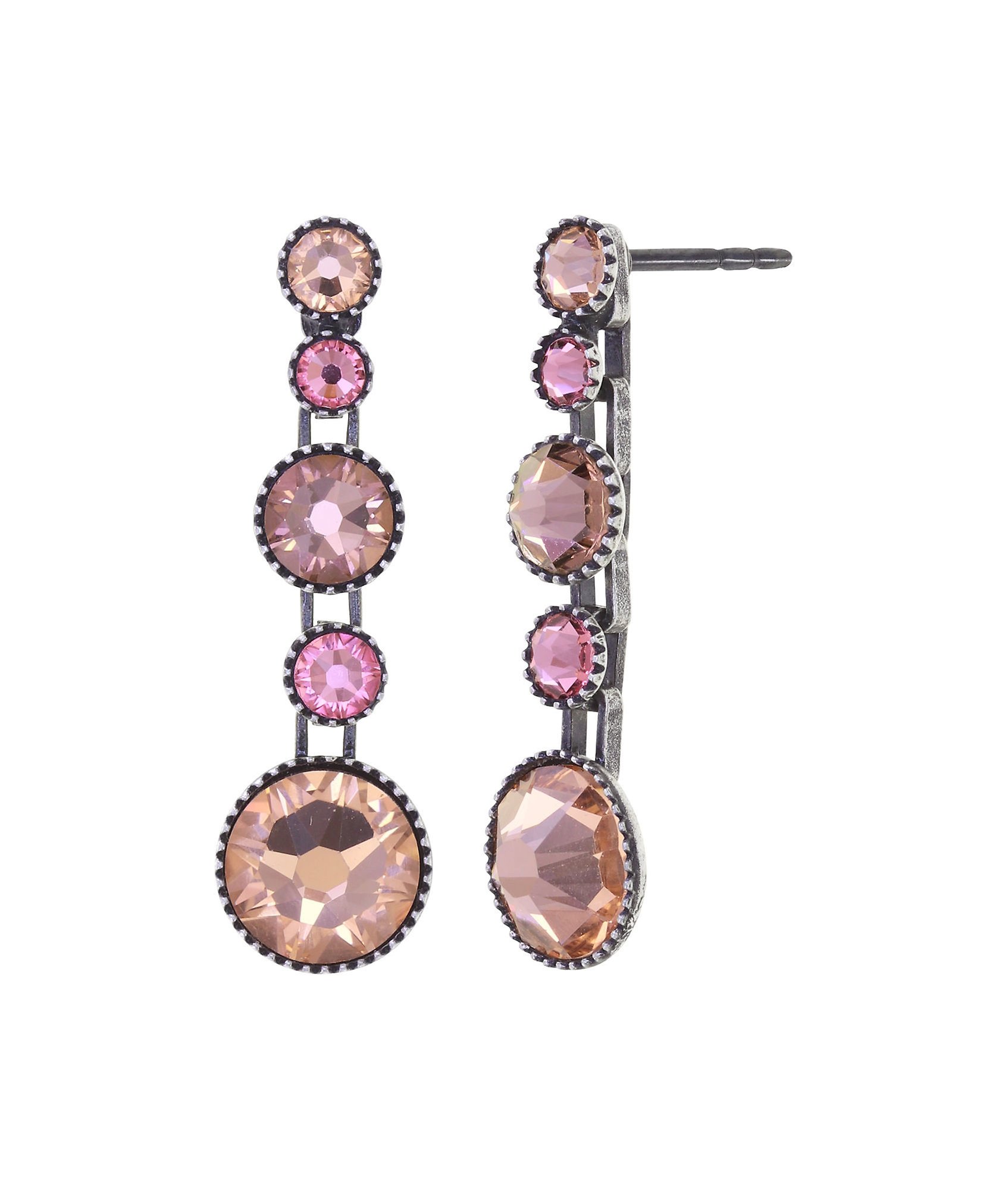 image pour Clou d'oreille pendant Water Cascade Beige  