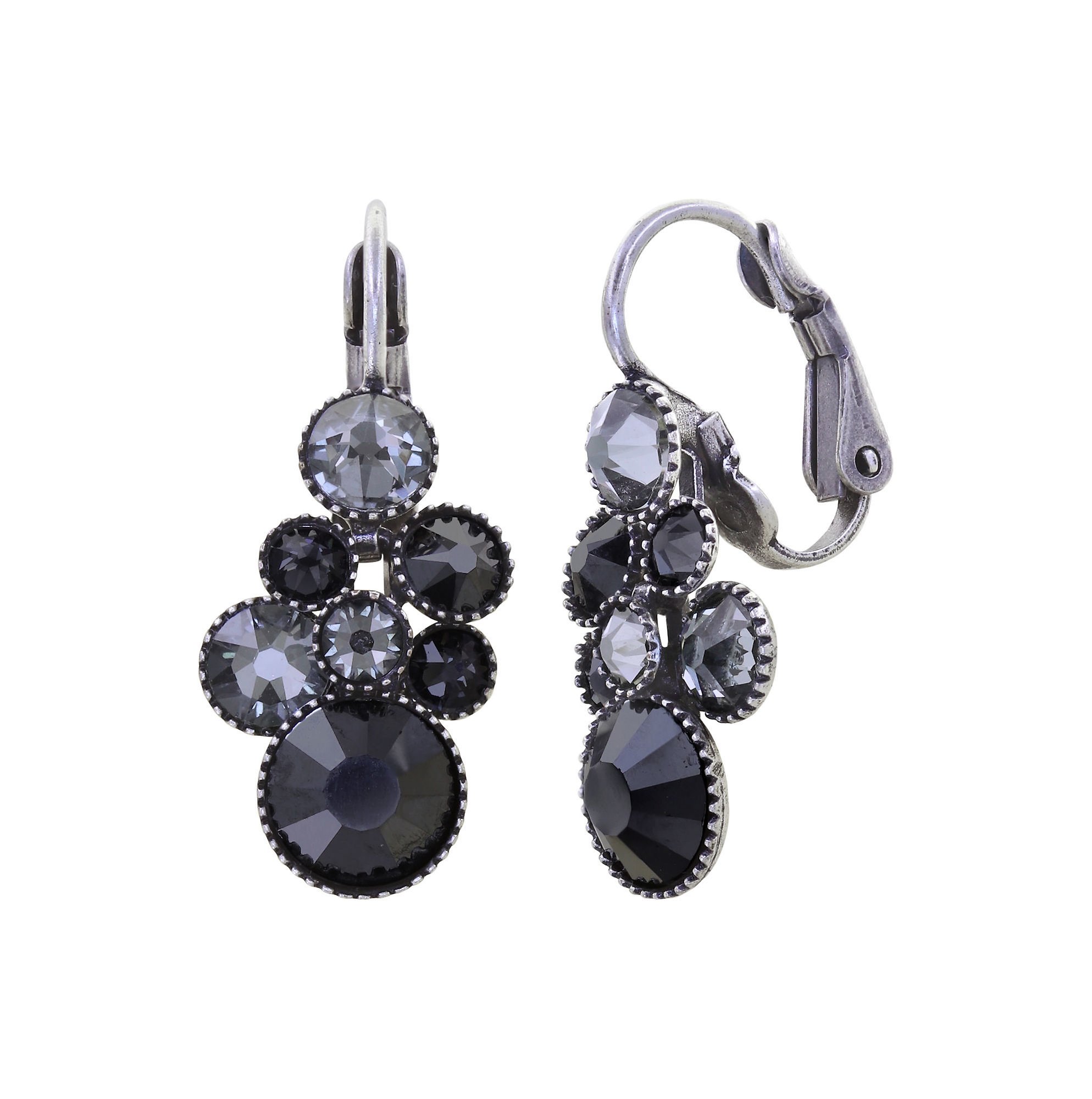 image for Earring Eurowire Dangling Water Cascade Black  