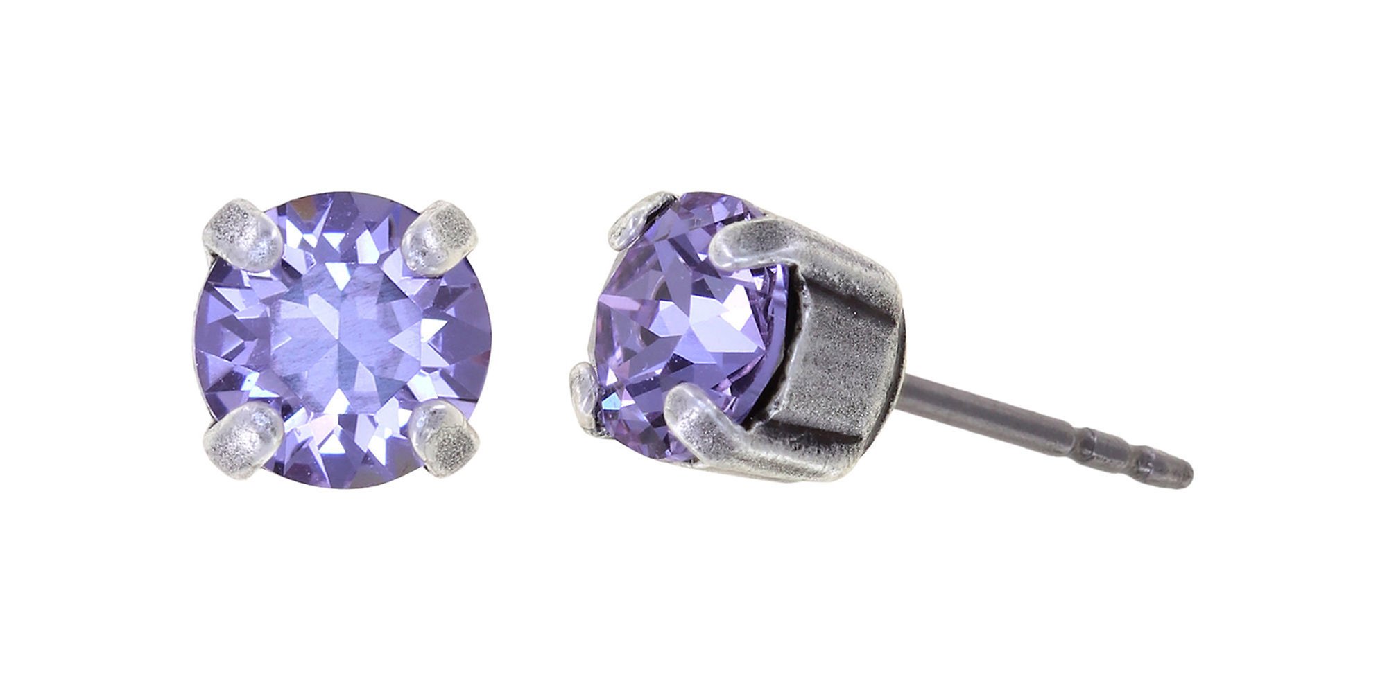 Bild für Ohrstecker Black Jack Lila Veilchen SS 29