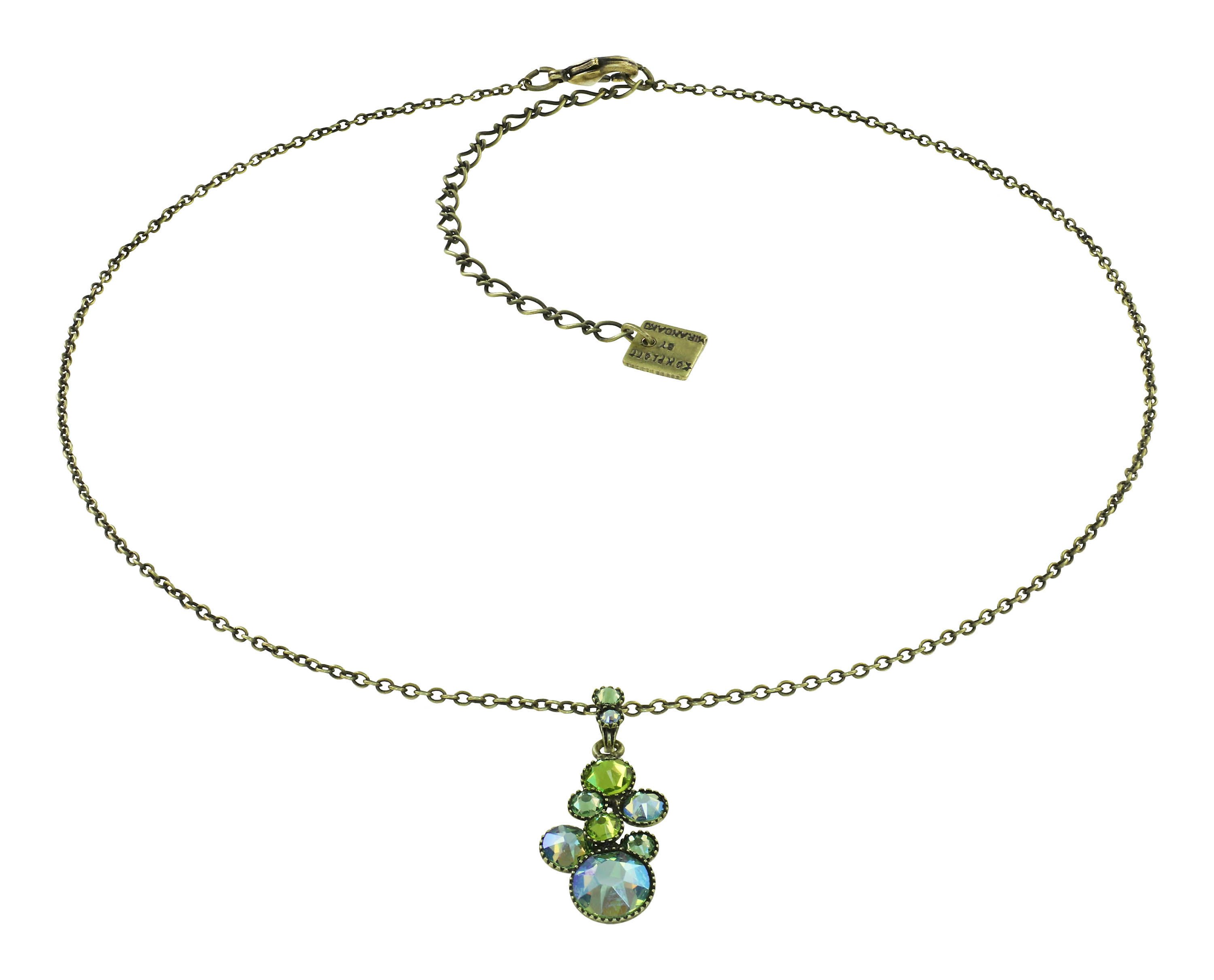 image pour Collier pendant Water Cascade Vert  