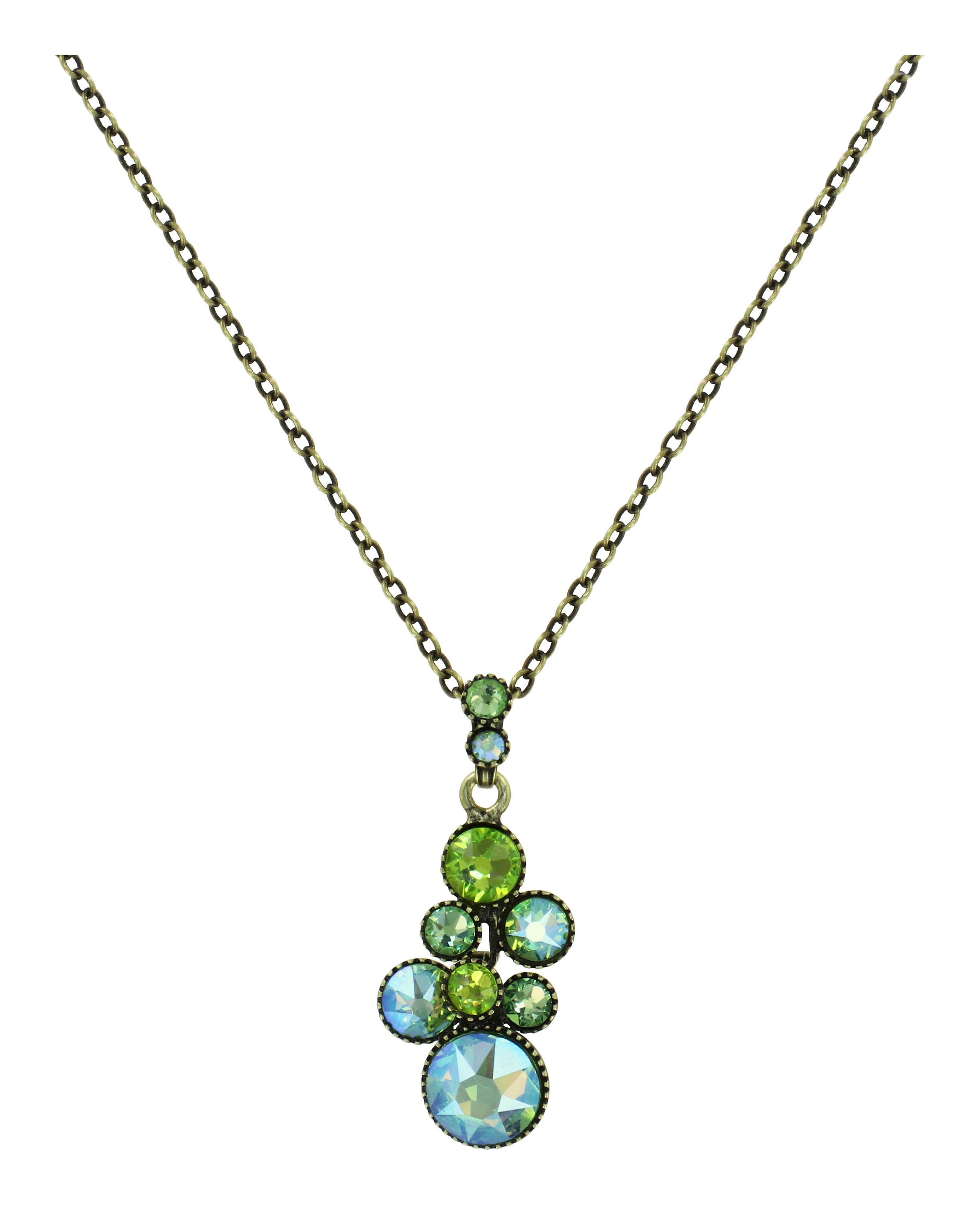 image pour Collier pendant Water Cascade Vert  