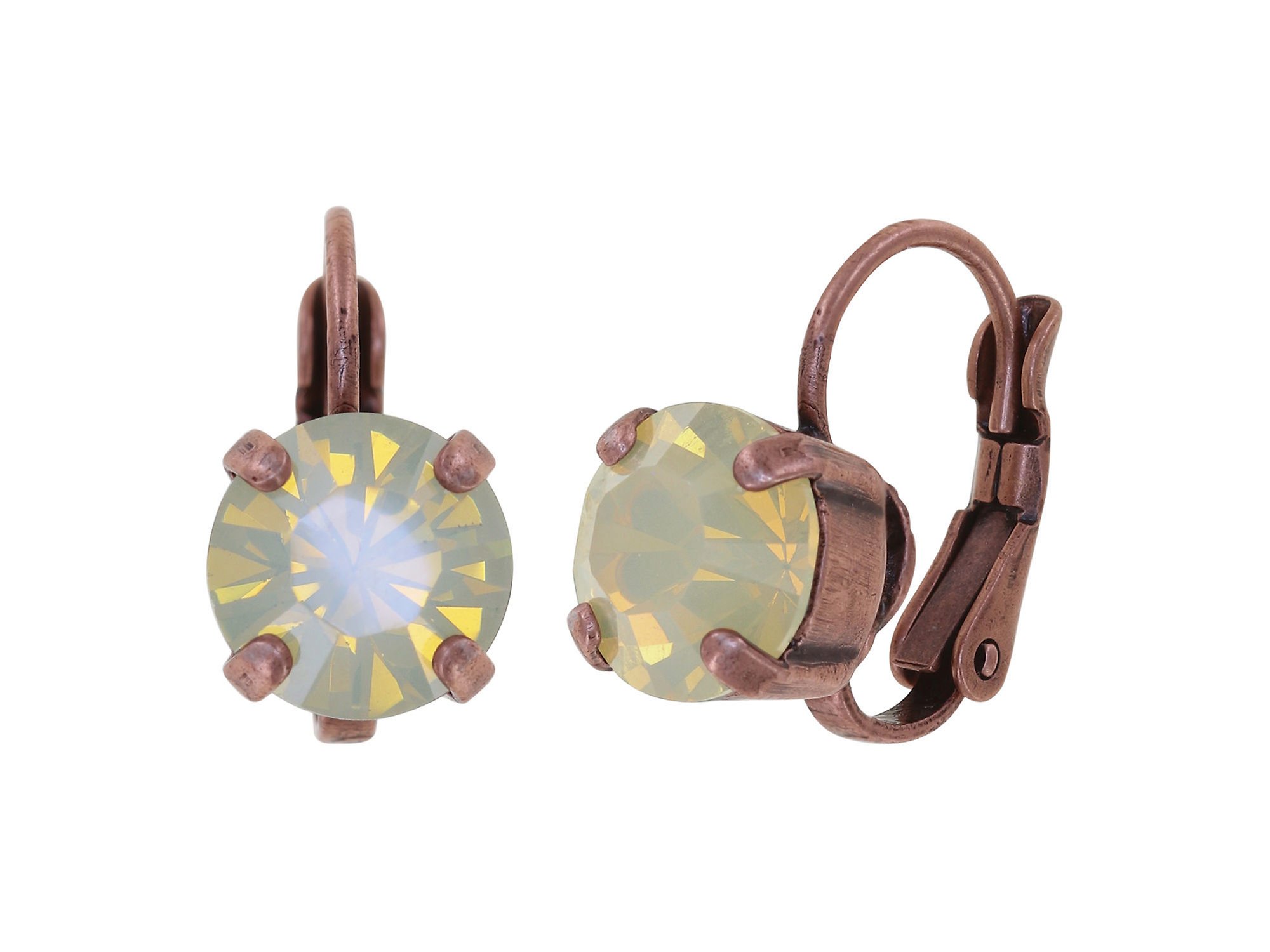 image for Earring Eurowire Black Jack Grey sand opal SS 39