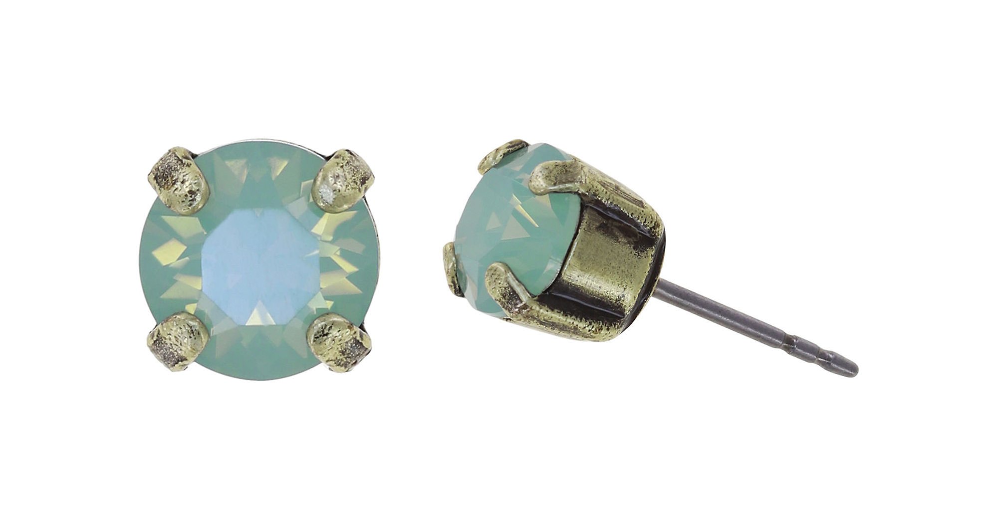 Bild für Ohrstecker Black Jack Grün Pacific opal SS 29