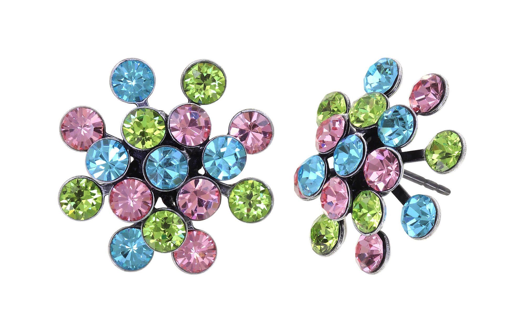 image for Earring Stud Magic Fireball Pastel Multi  Classic Size (21mm Ø)