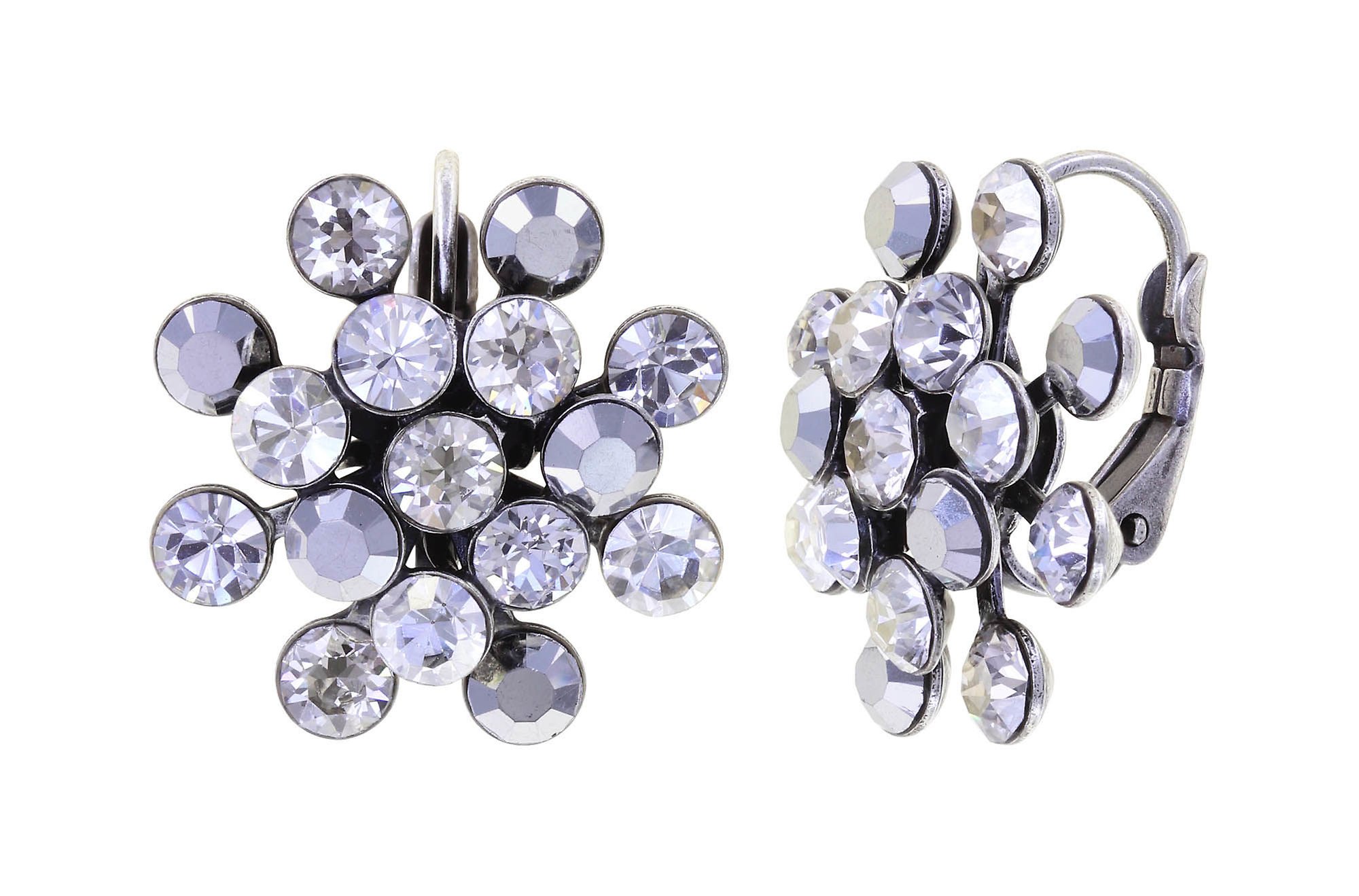 image for Earring Eurowire Magic Fireball White / Grey  Classic Size (21mm Ø)