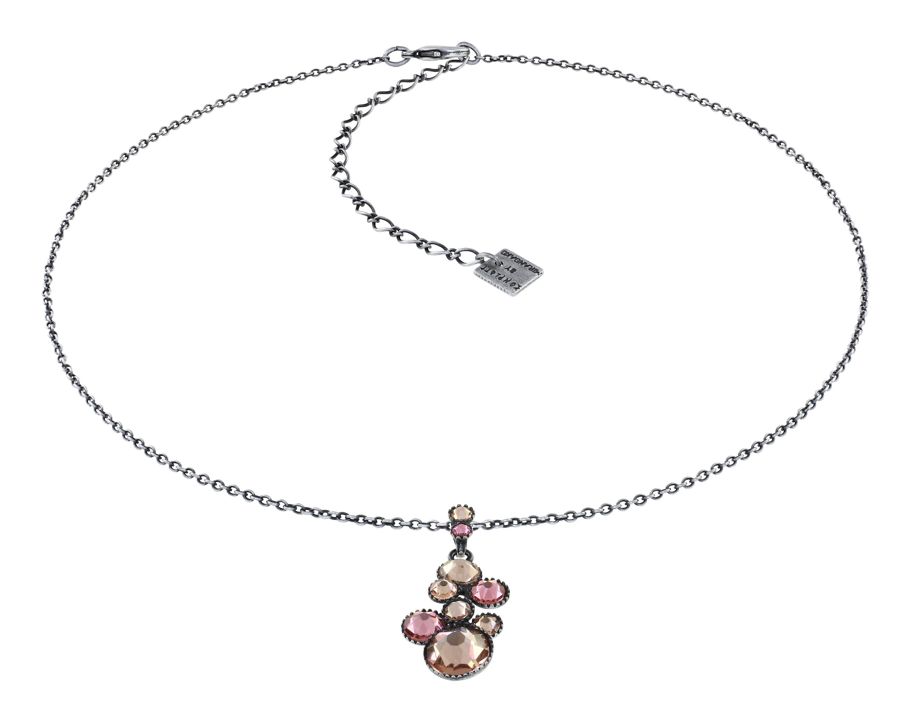 image pour Collier pendant Water Cascade Beige  