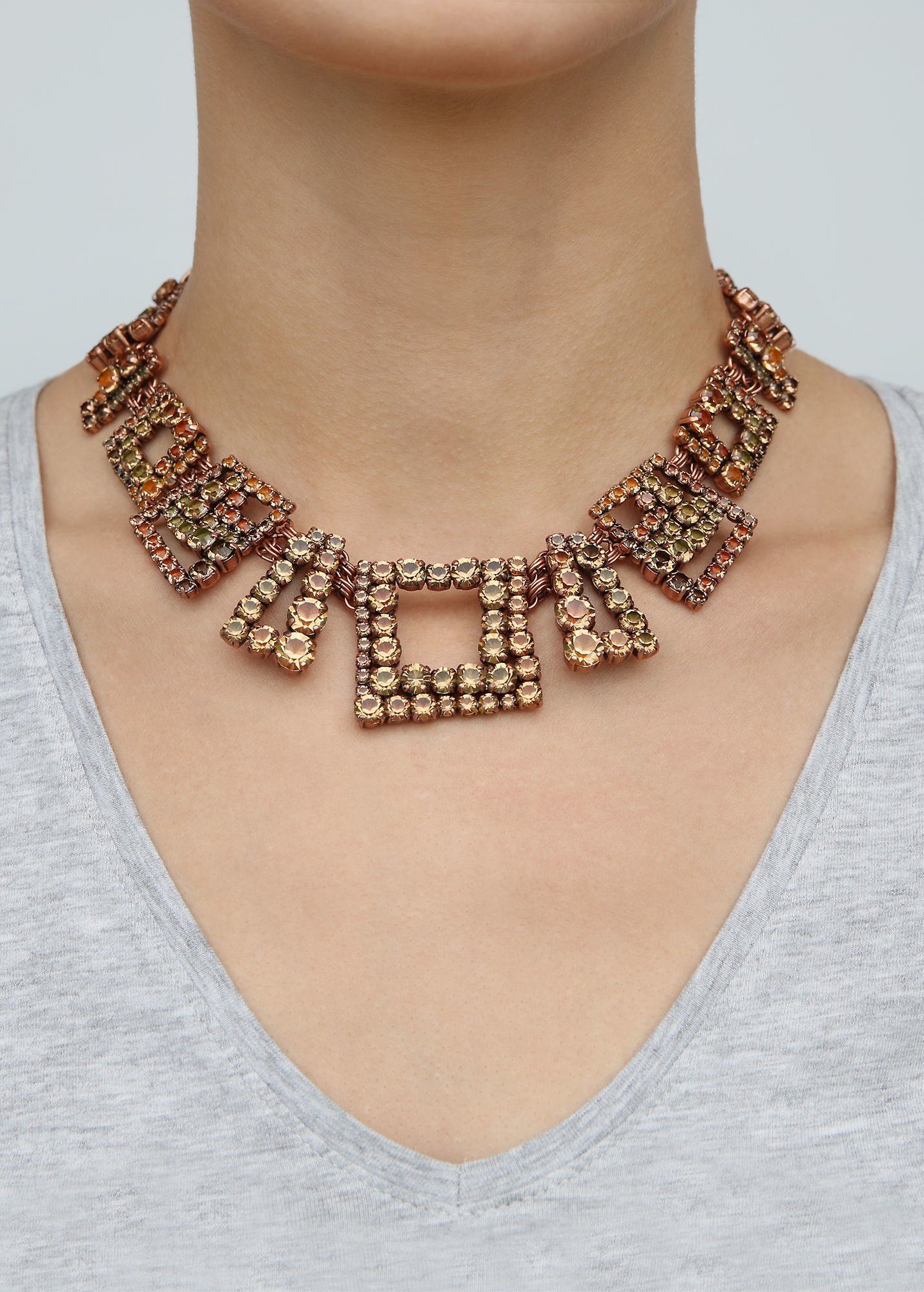 image pour Collier Collier Mytrix Marron / Orange  