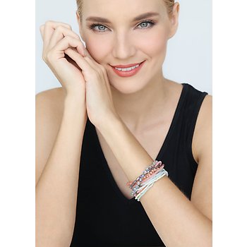 image for Bracelet elastic Petit Glamour d´Afrique pastel multi  