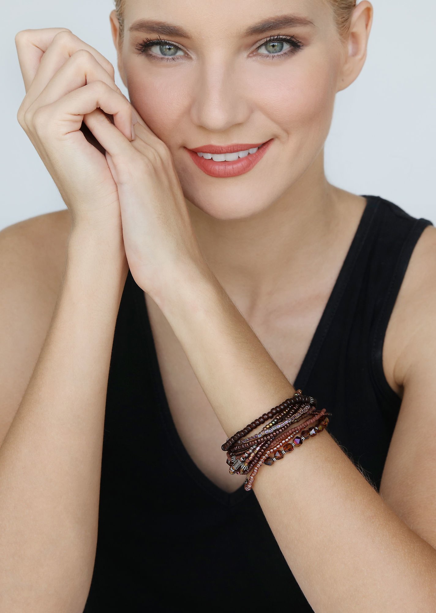 image for Bracelet Elastic Petit Glamour d´Afrique Brown  