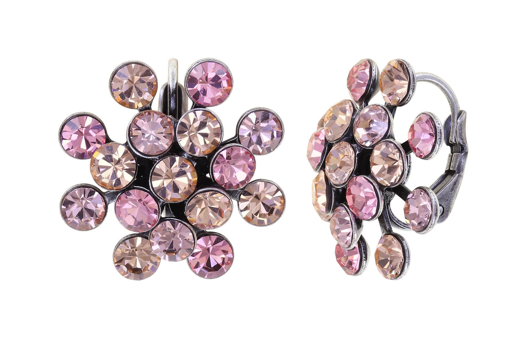 Bild für Ohrringe mit Brisur Magic Fireball Beige / Pink  Classic Size (21mm Ø)