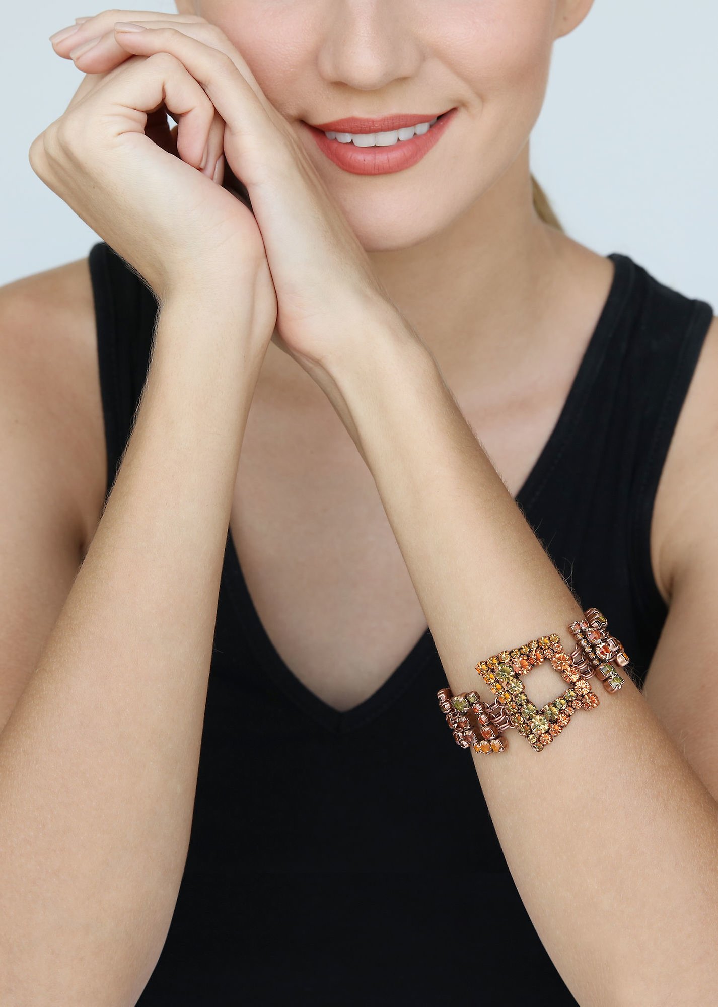 image pour Bracelet Mytrix Marron / Orange  