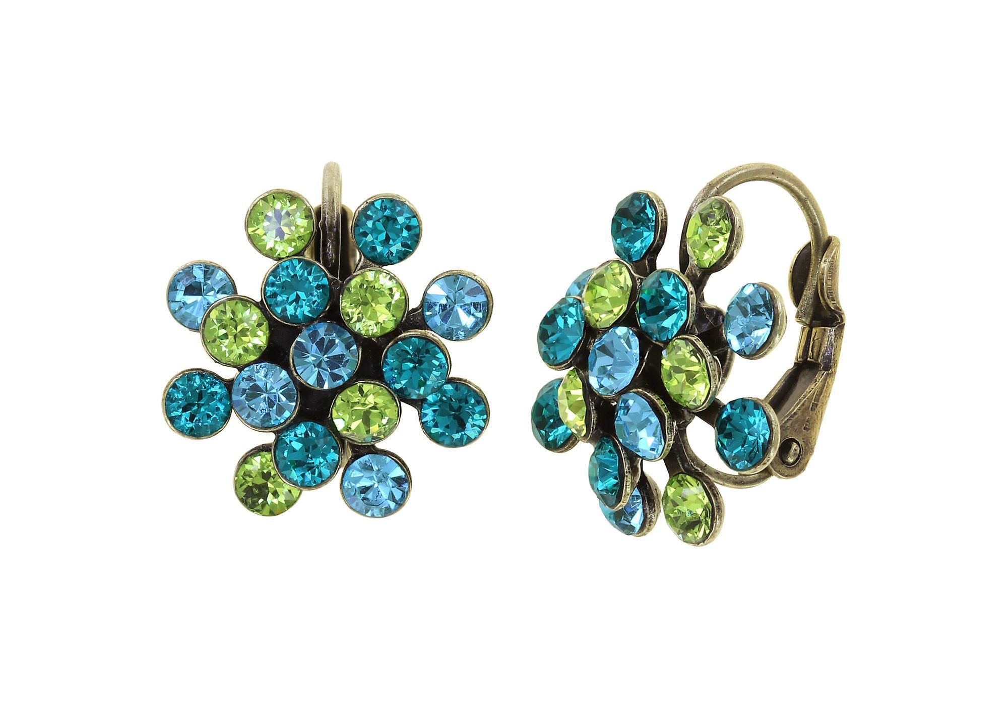 image pour Boucles d'oreilles Eurowire Magic Fireball Bleu / Vert  mini