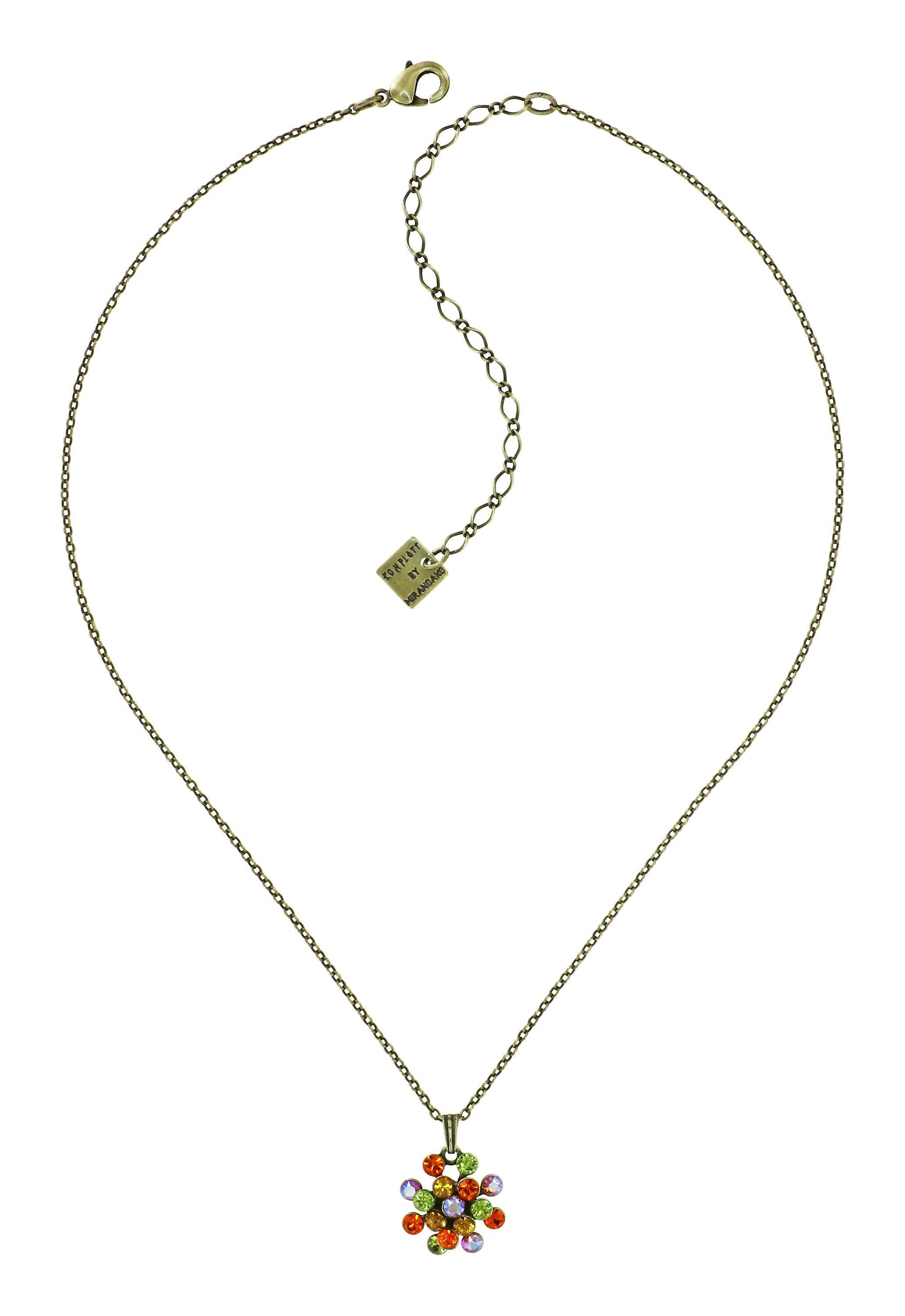 image pour Collier pendant Magic Fireball Orange / Vert  mini