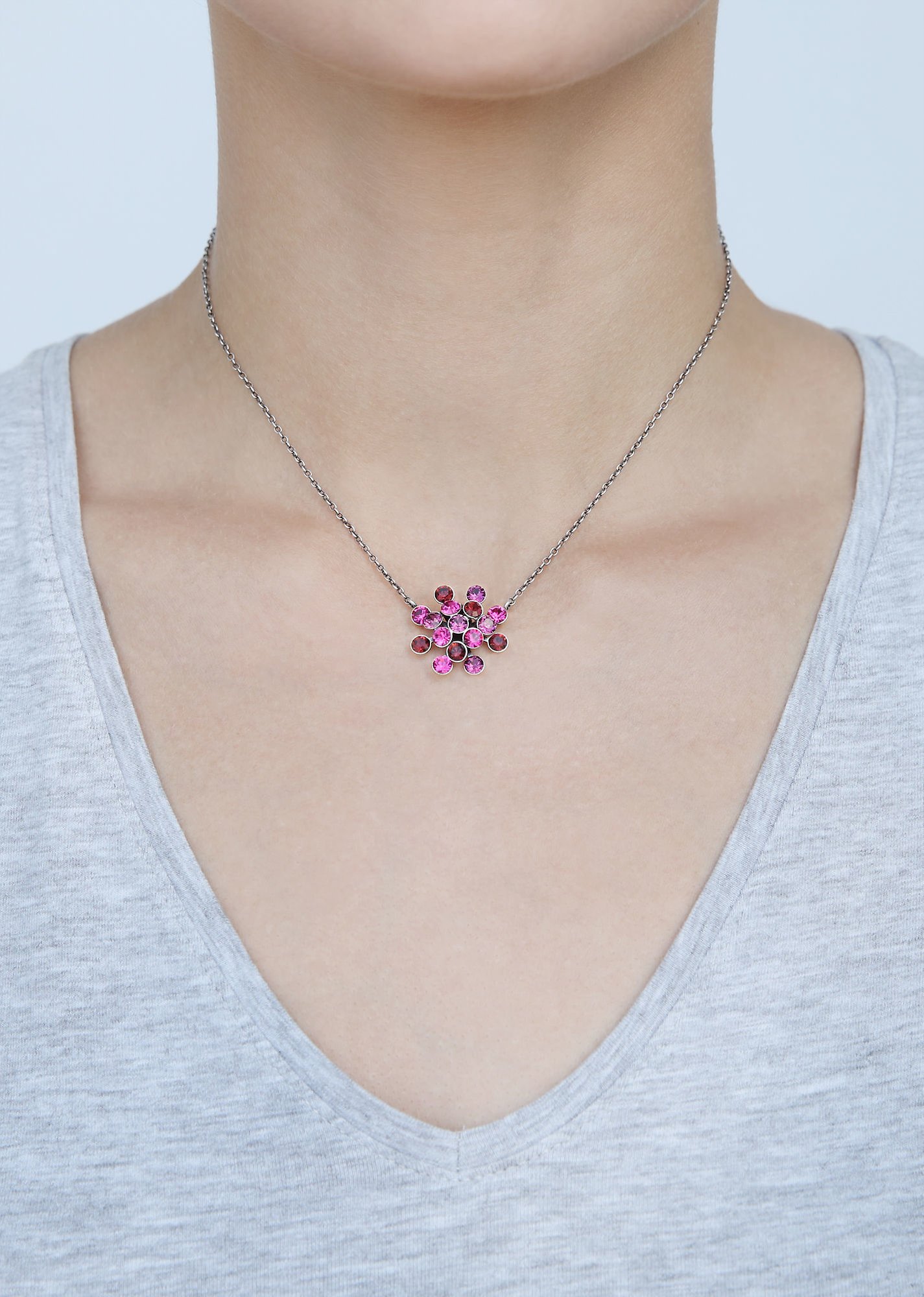 image for Necklace Pendant Magic Fireball Dark Rose  Classic Size (21mm Ø)