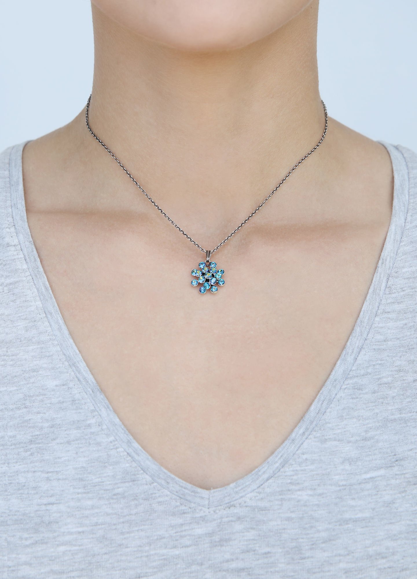 Bild für Halskette mit Anhänger Magic Fireball Blau  mini