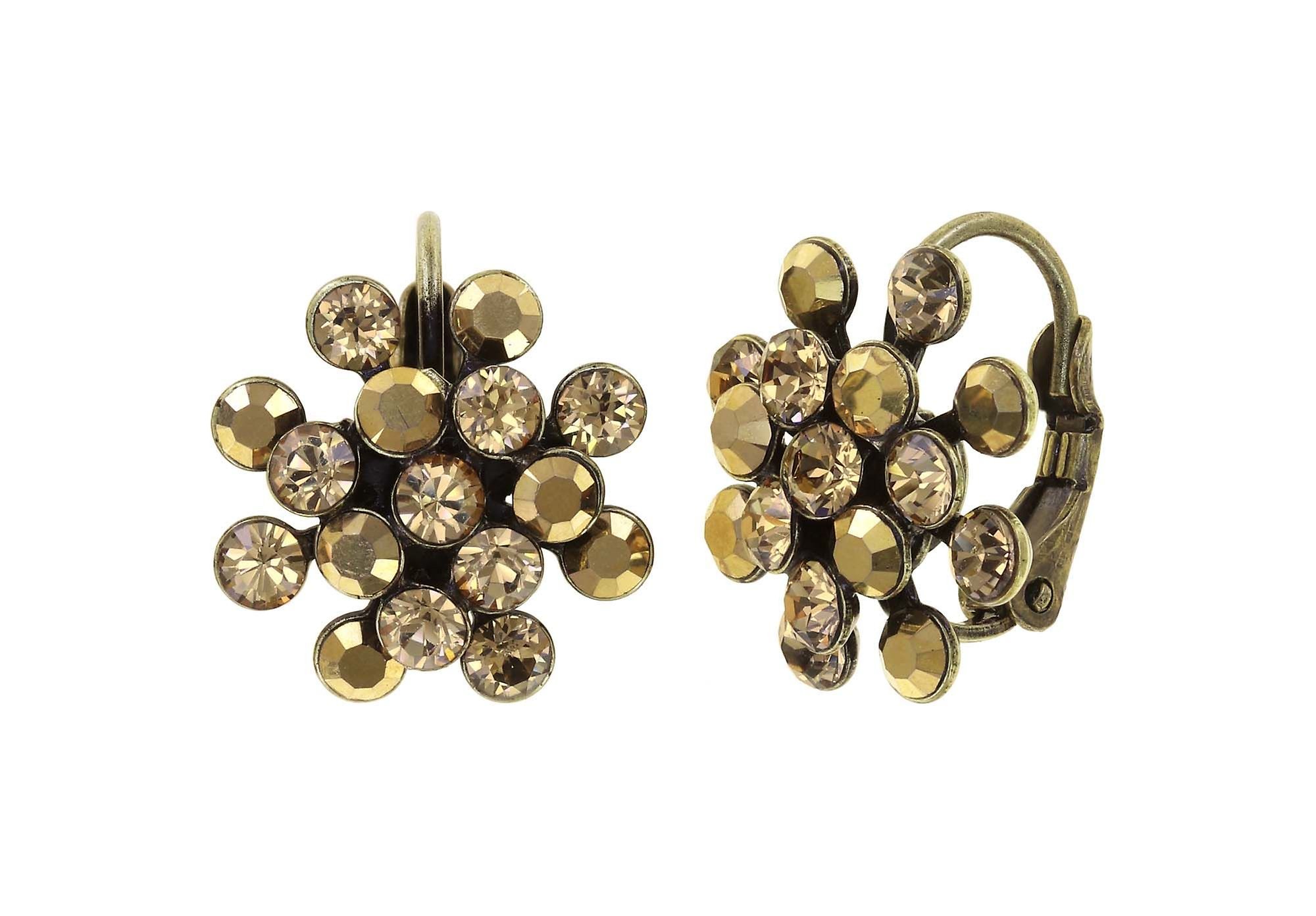 image pour Boucles d'oreilles Eurowire Magic Fireball Marron  mini