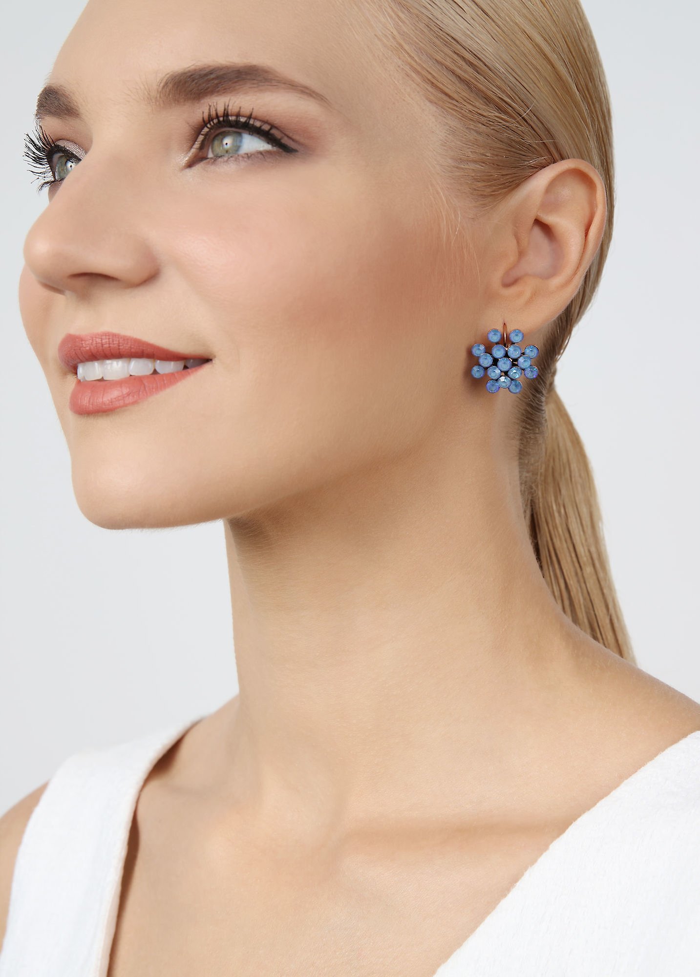 image for Earring Eurowire Magic Fireball Blue  Classic Size (21mm Ø)