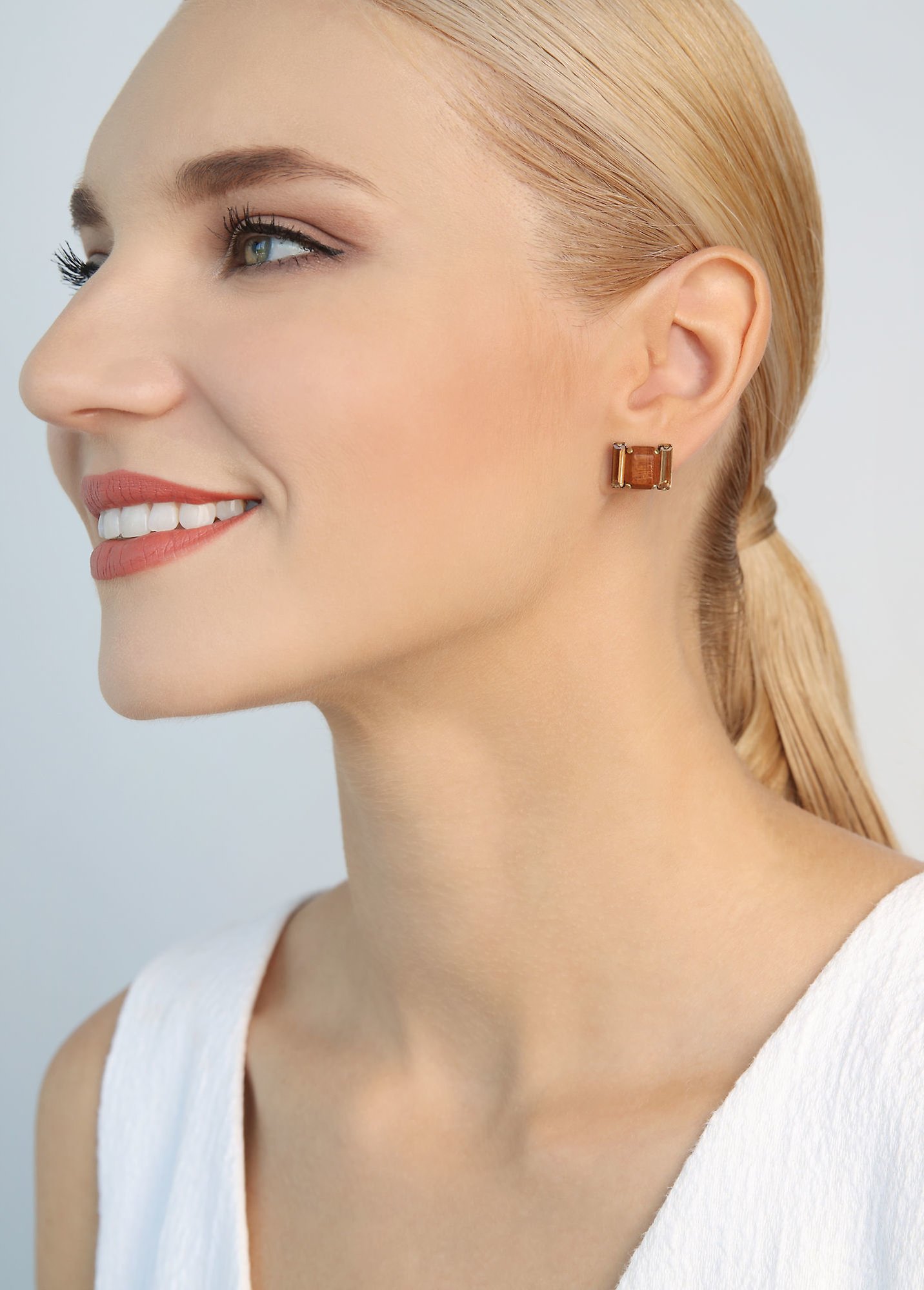 Bild für Ohrstecker For Tilda S Braun Sonne 