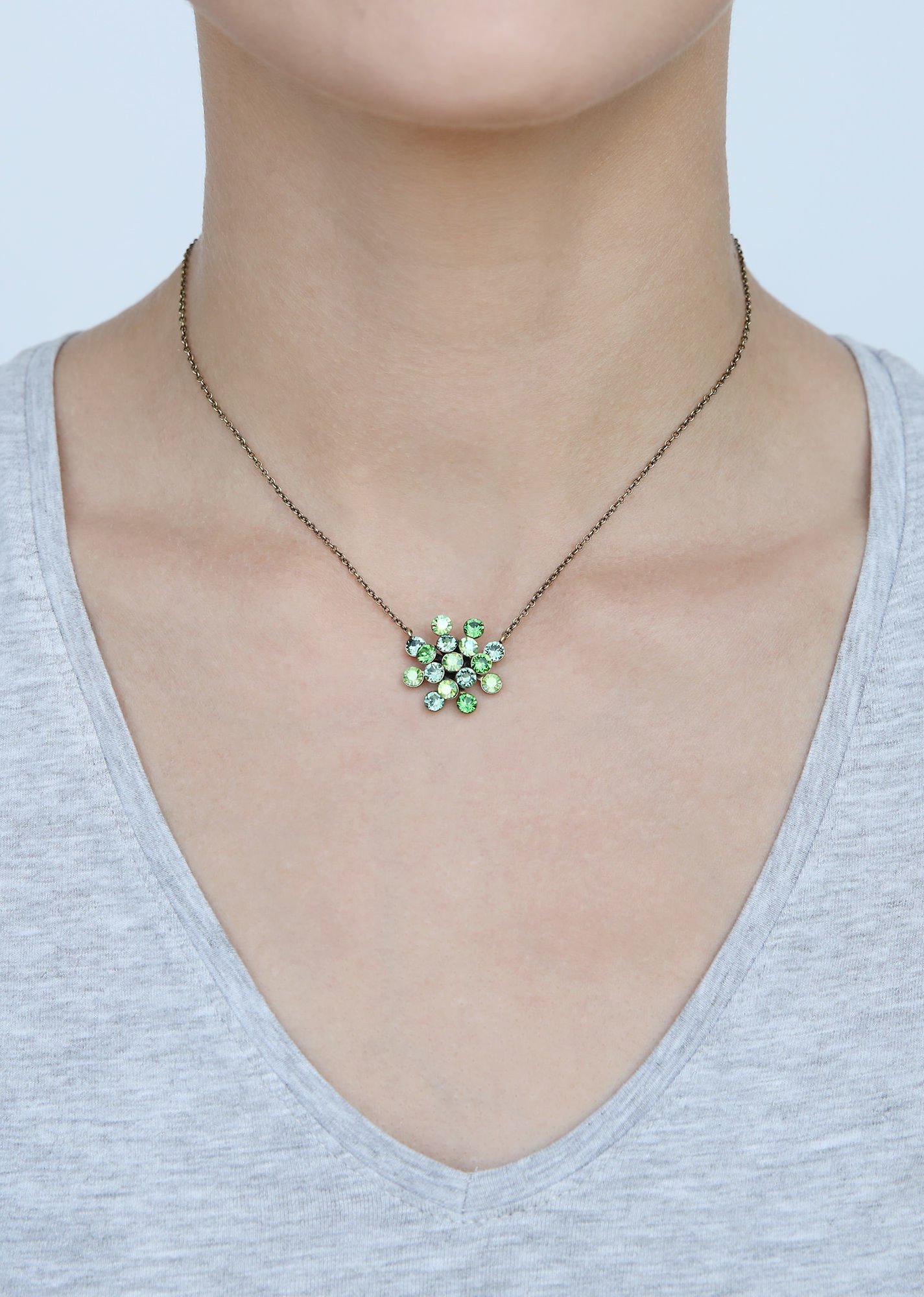 image for Necklace pendant Magic Fireball Green  Classic Size (21mm Ø)