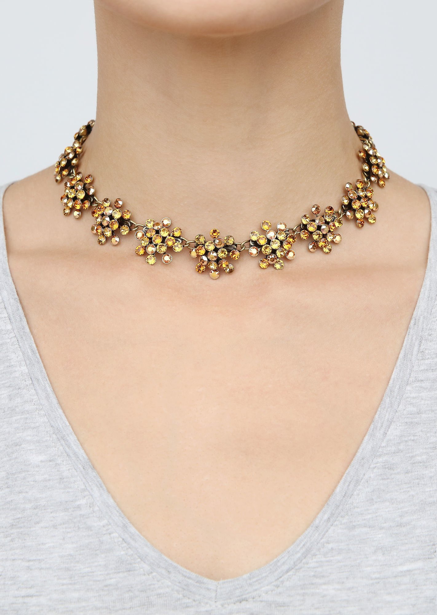 image for Necklace Collier Magic Fireball Yellow  Classic Size (21mm Ø)