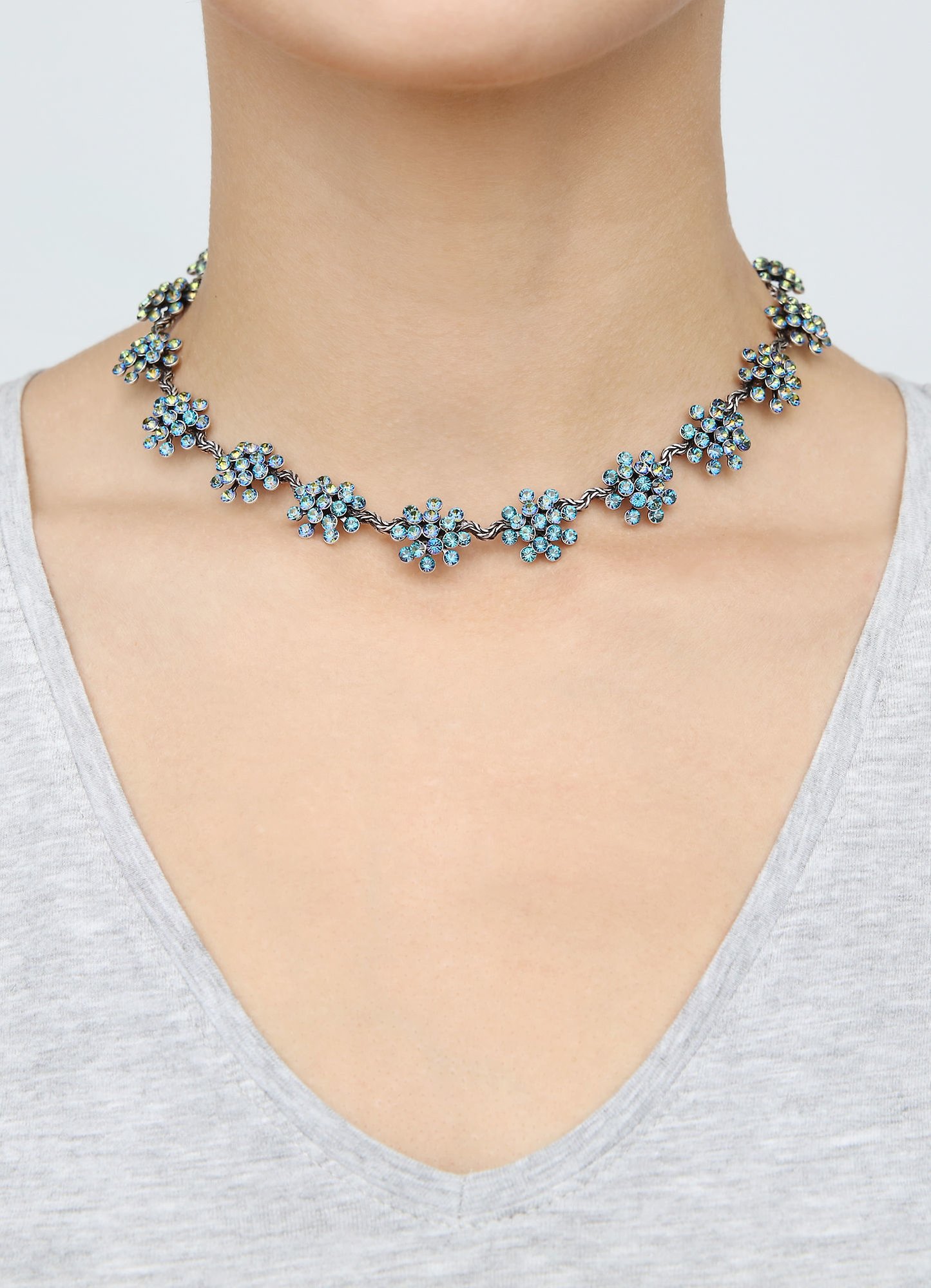 image for Necklace Collier Magic Fireball Blue  mini