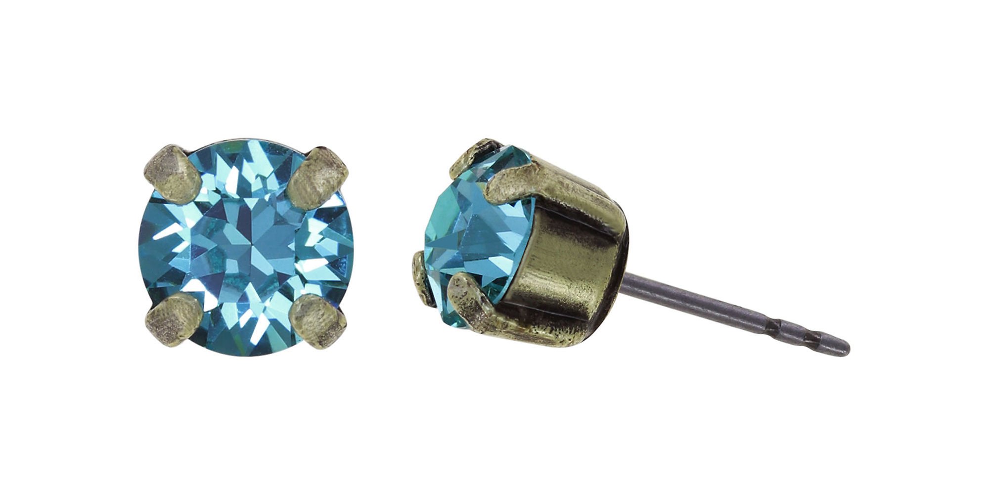 Bild für Ohrstecker Black Jack Blau lt. turquoise SS 29