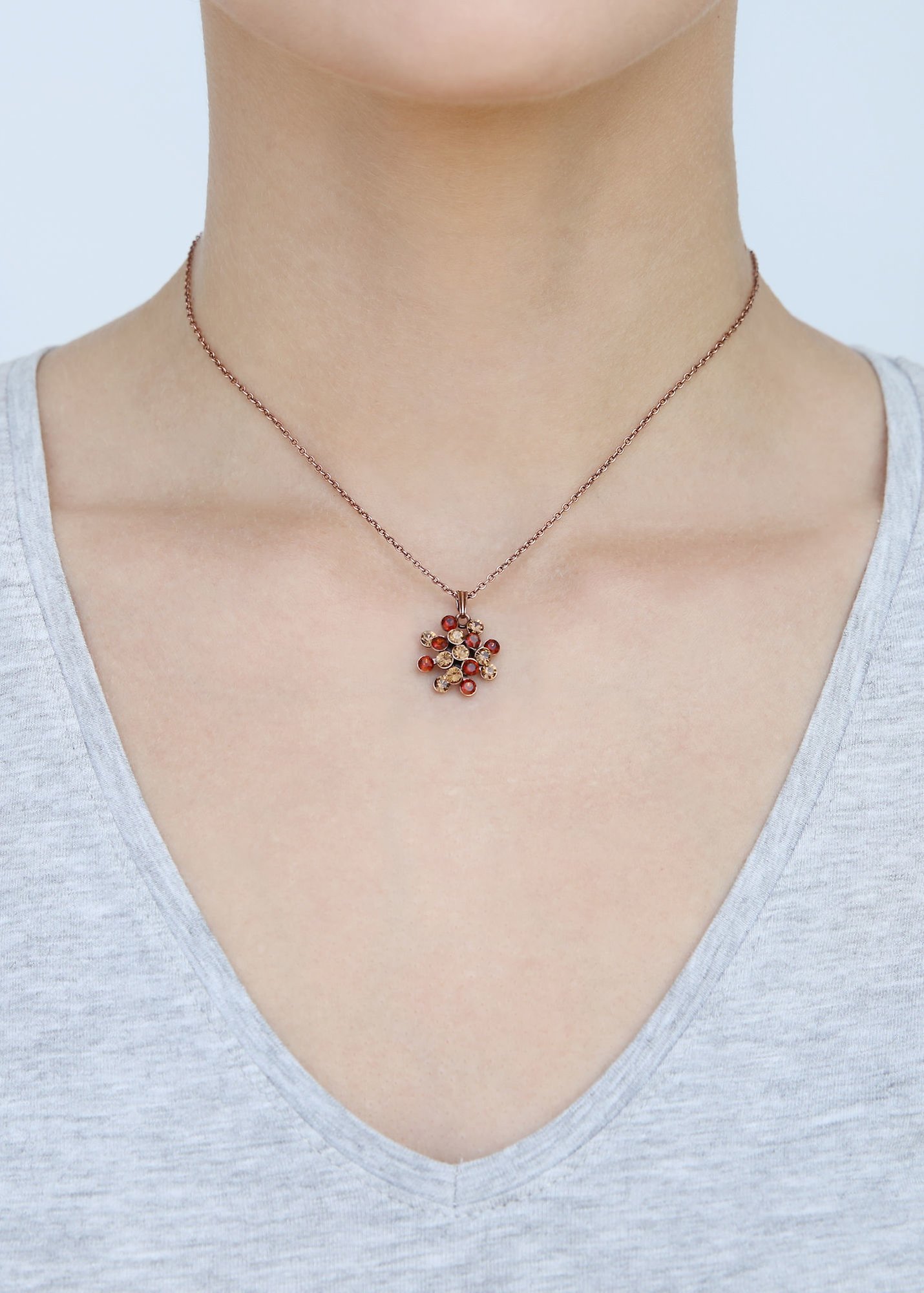 image for Necklace pendant Magic Fireball Brown  mini