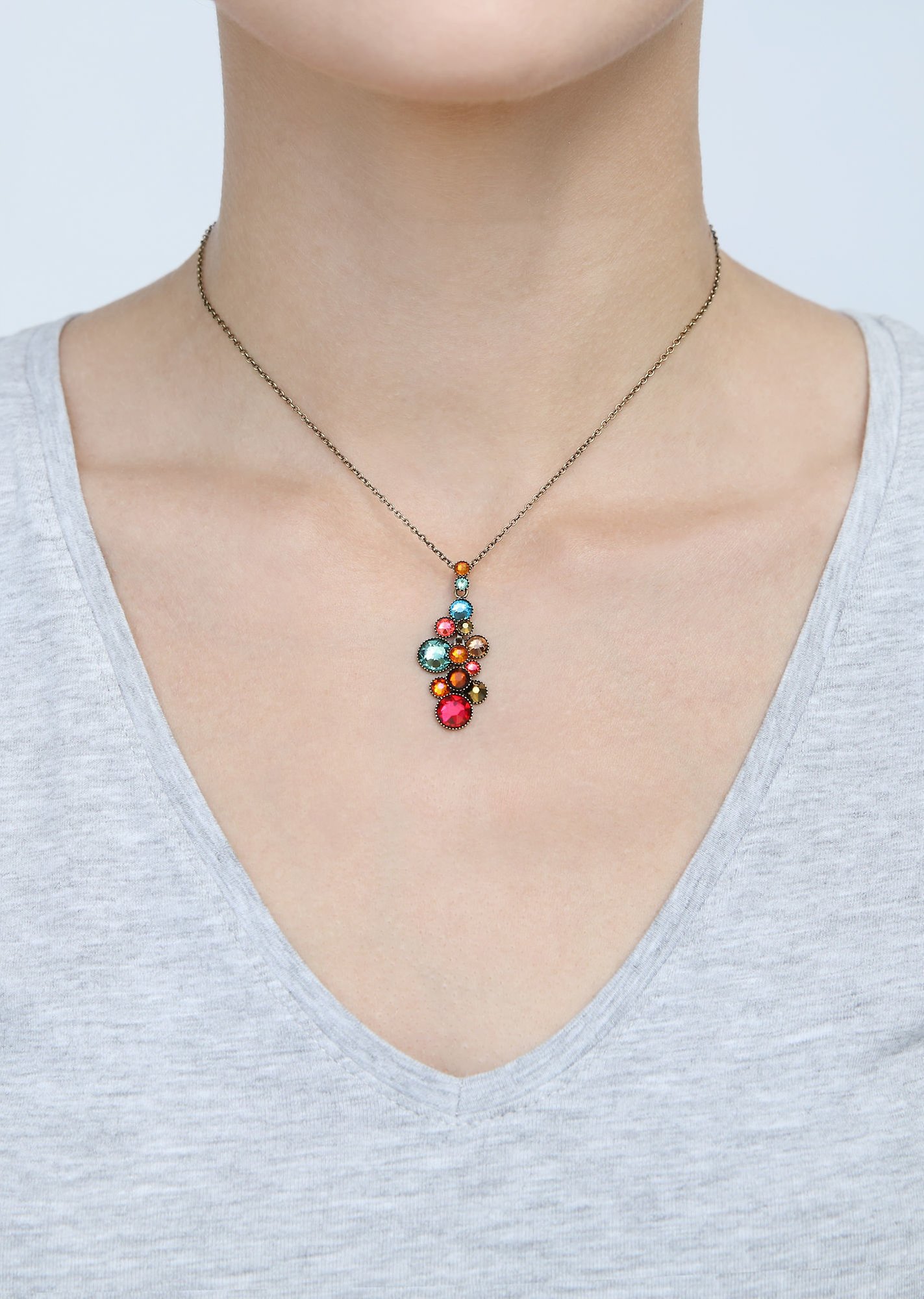 image pour Collier pendant Water Cascade Multi  