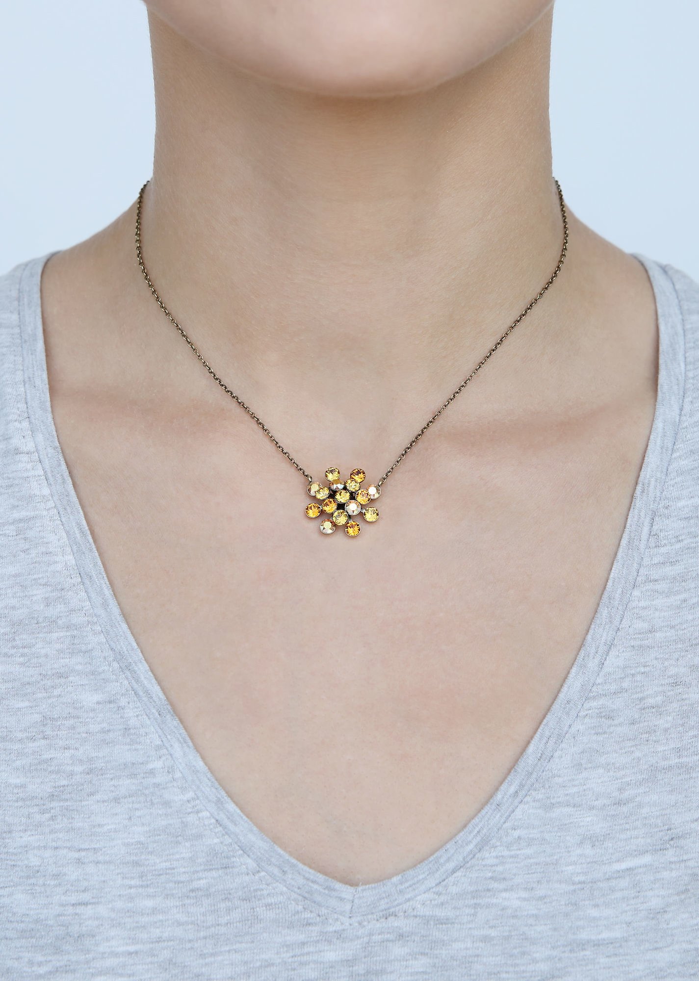 image pour Collier pendant Magic Fireball Jaune  Classic Size (21mm Ø)