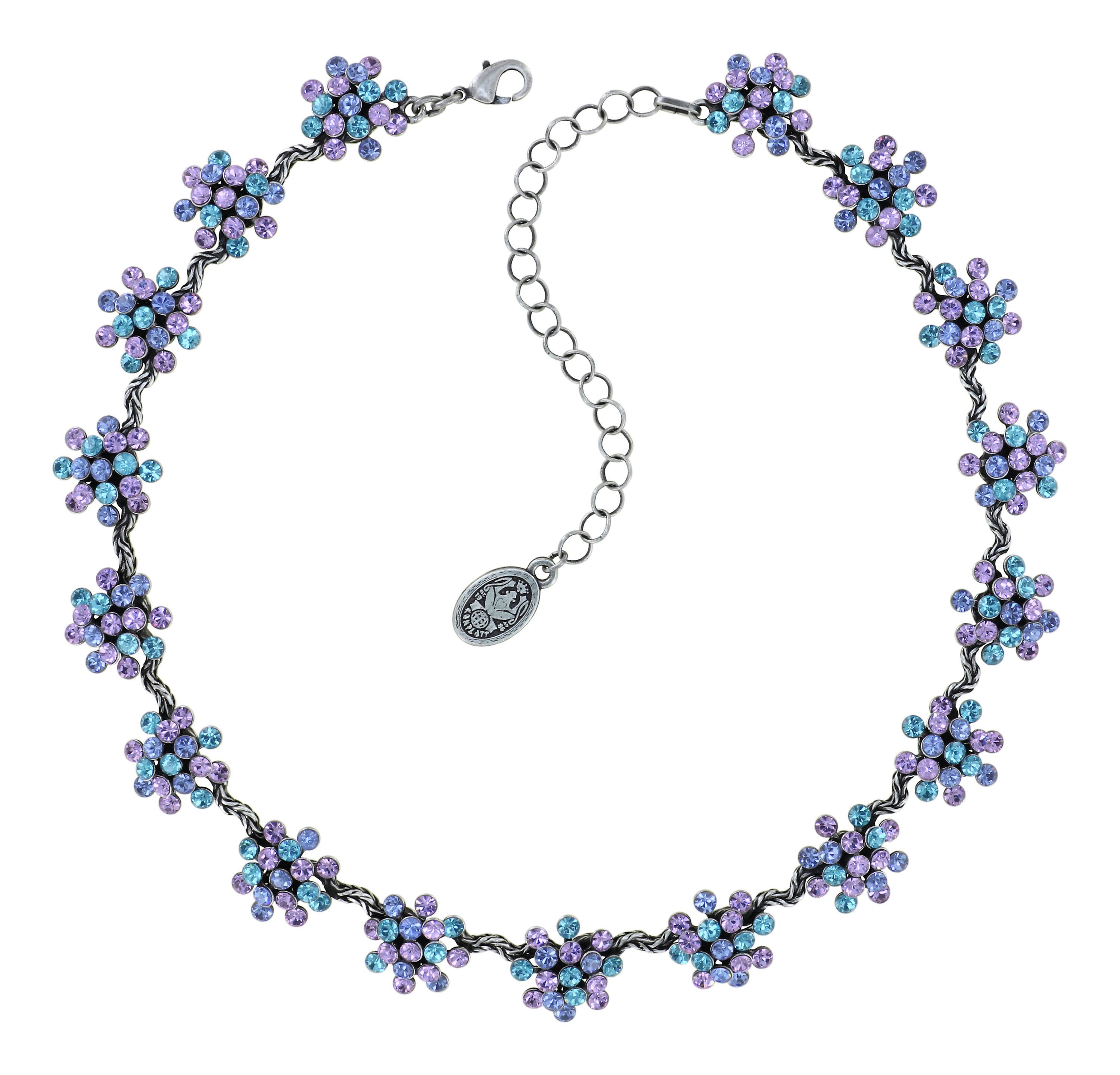 image for Necklace Collier Magic Fireball Blue / Lila  mini