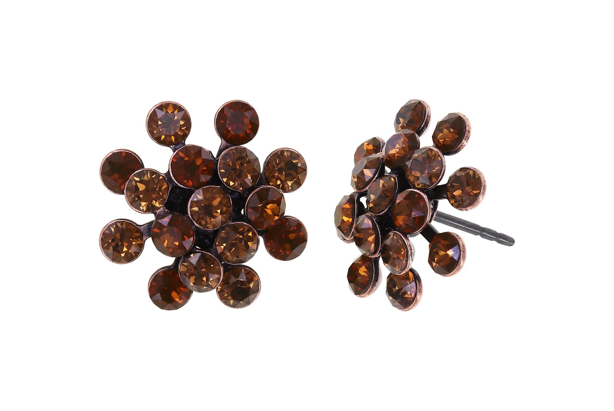 image for Earring Stud Magic Fireball Brown  mini