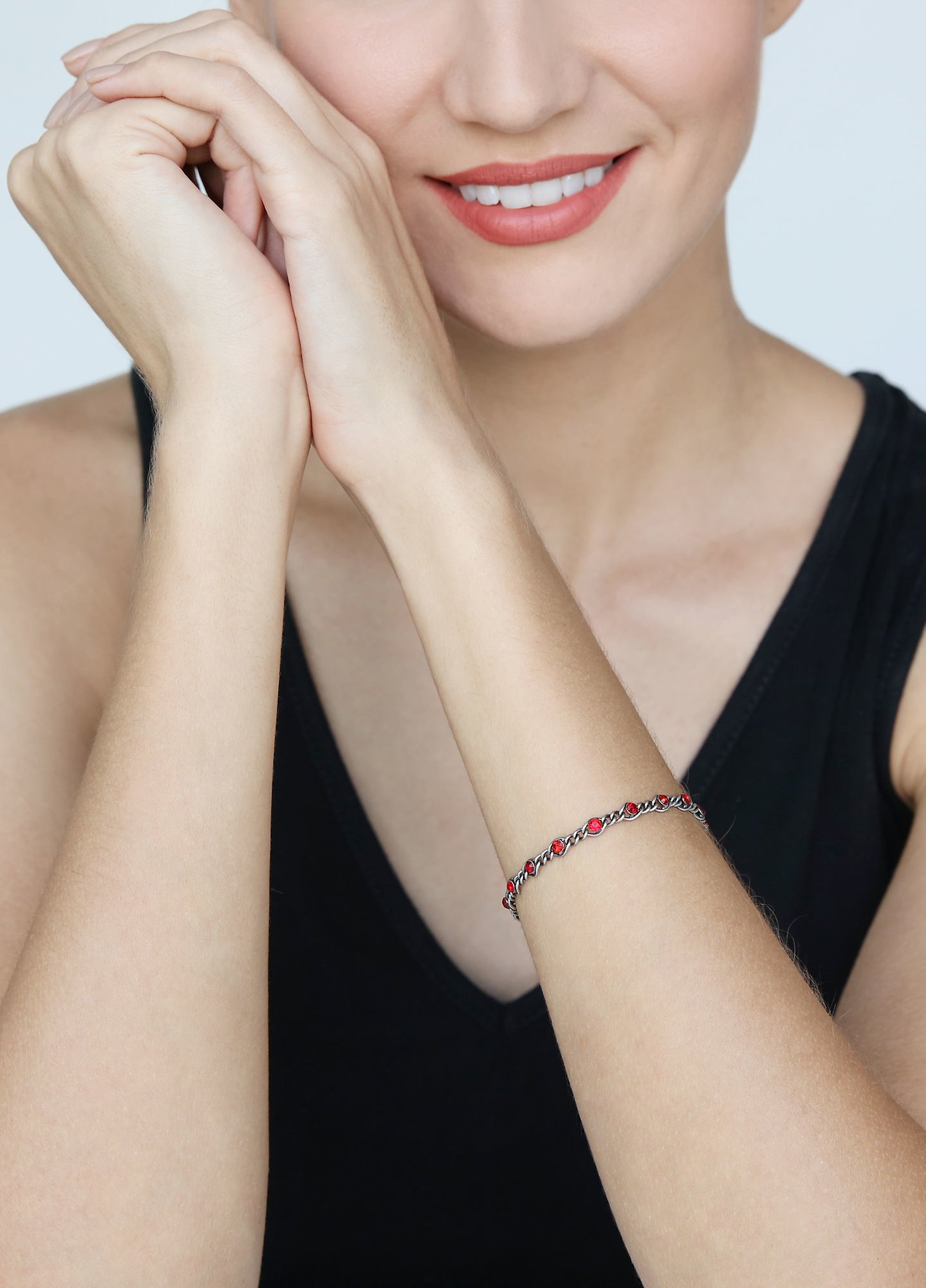 Bild für Armband Magic Fireball Korallenfarbig / Rot  mini