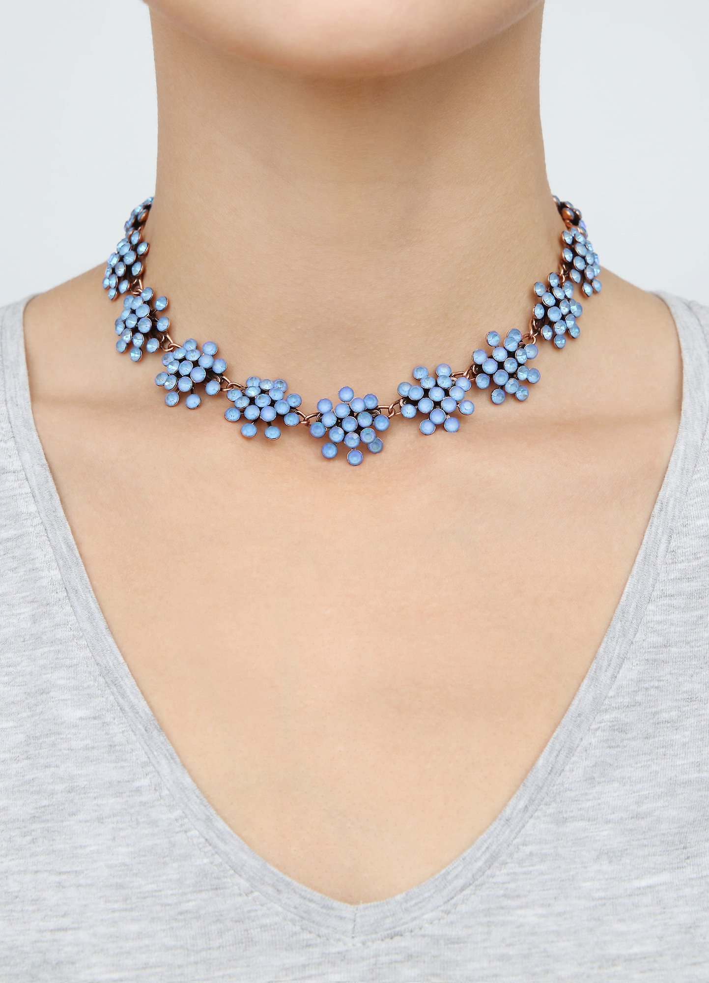 image for Necklace Collier Magic Fireball Blue  Classic Size (21mm Ø)