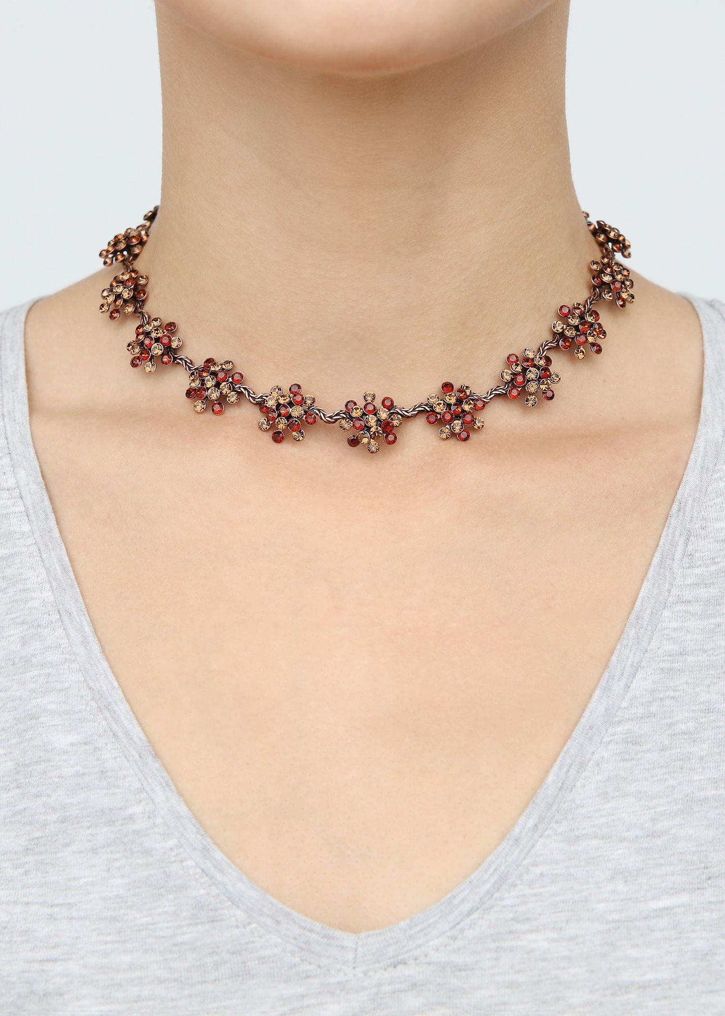 image for Necklace Collier Magic Fireball Brown  mini