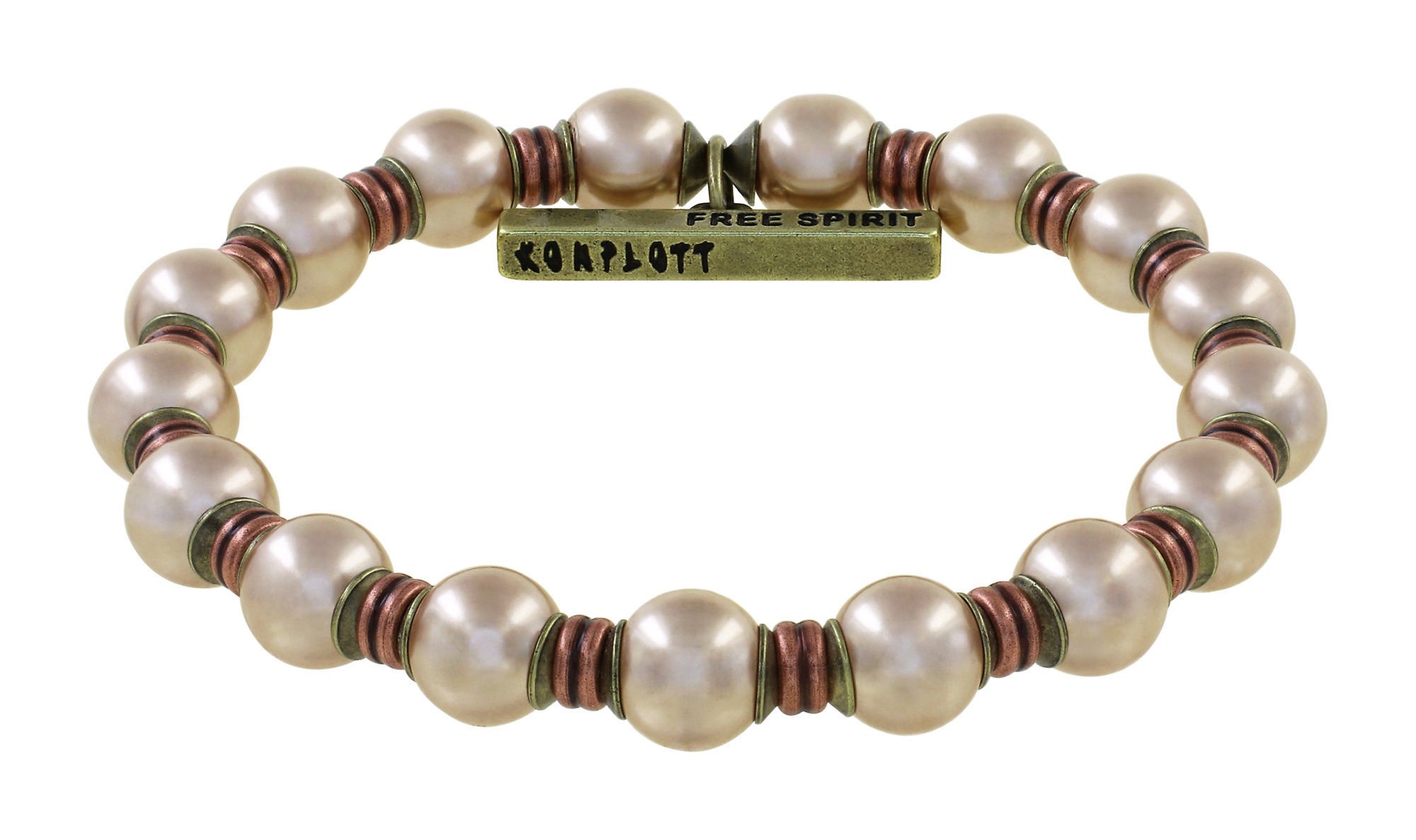 image for Bracelet Elastic Free Spirit Brown  size M