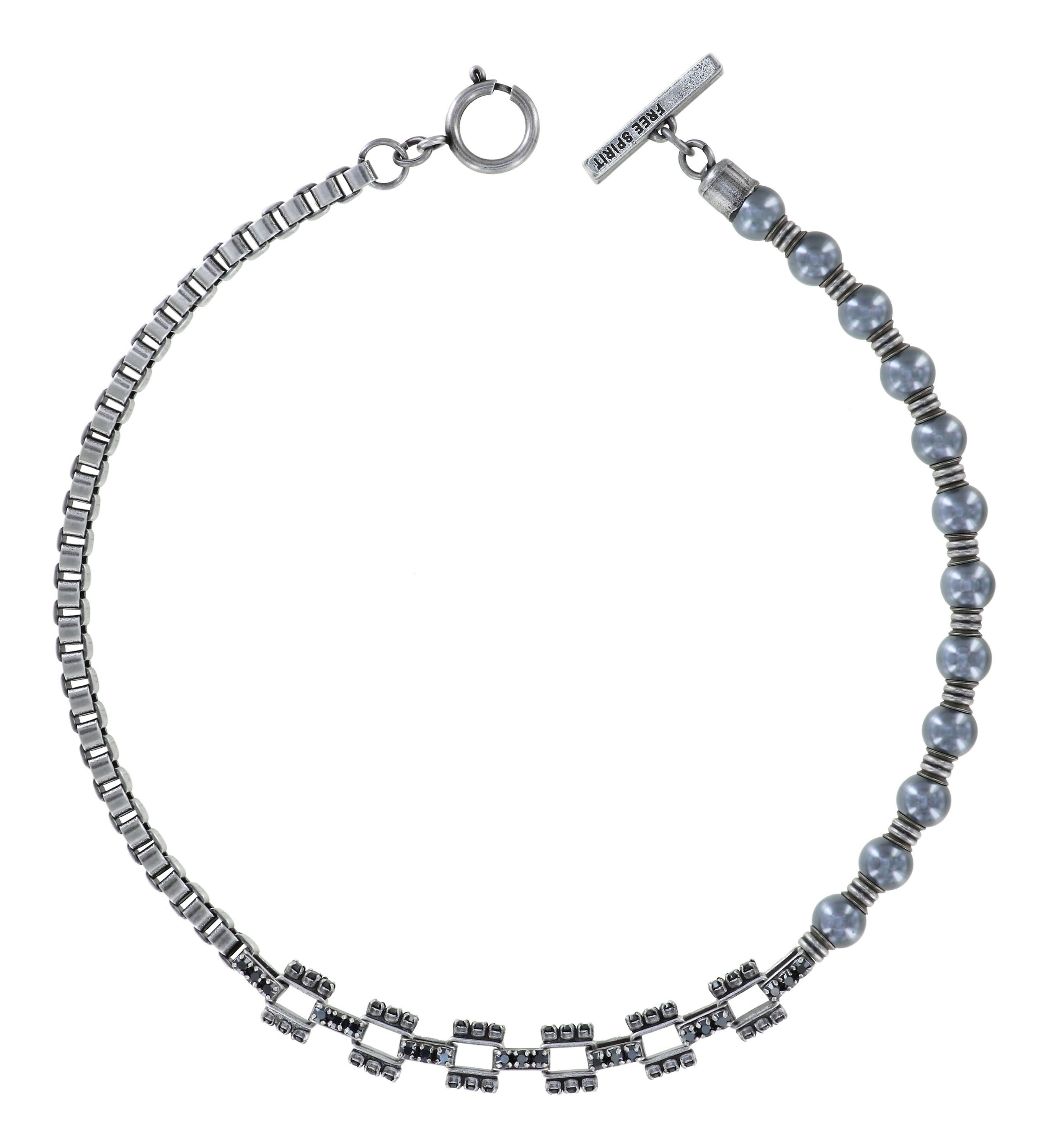 image pour Collier Free Spirit Gris  