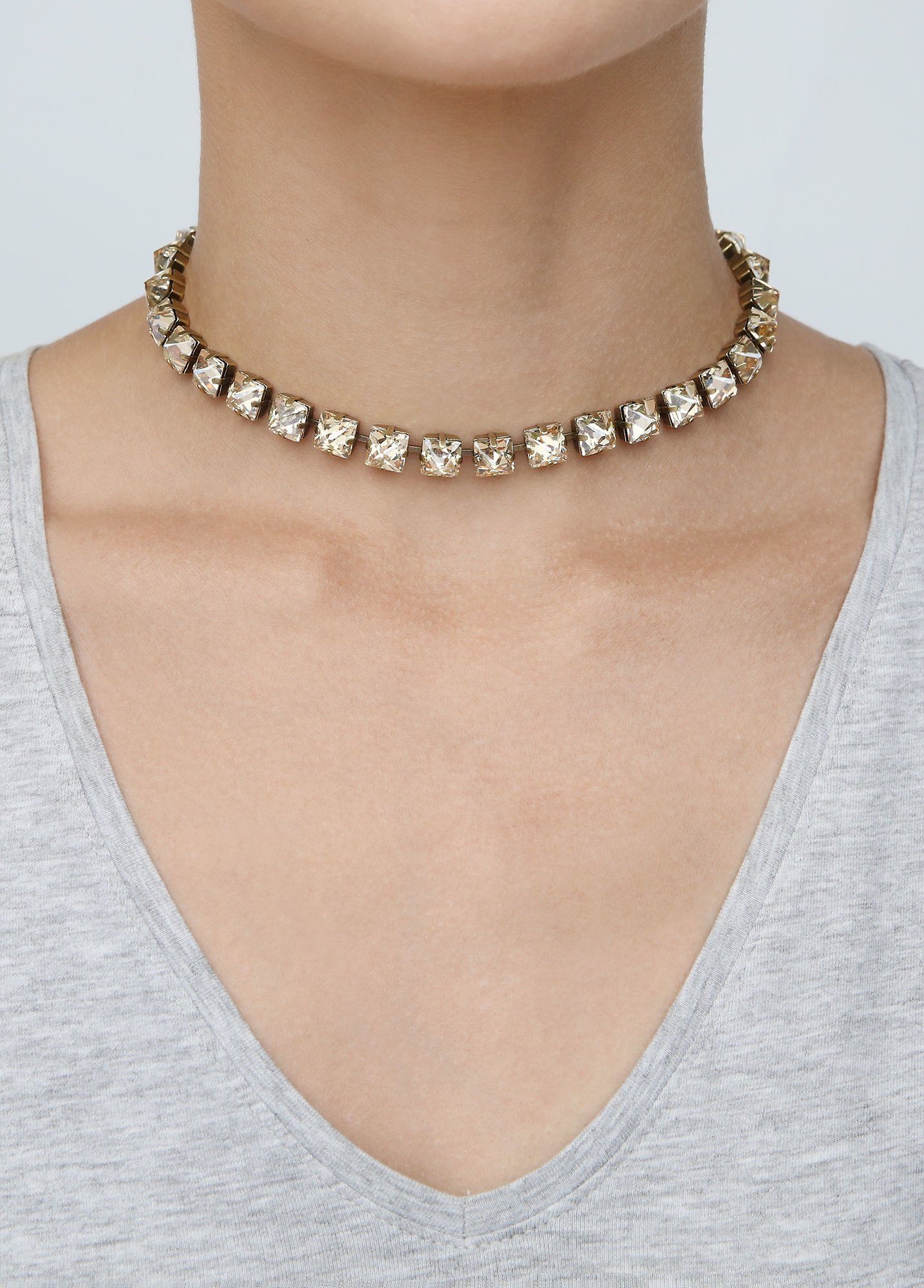 image pour Collier ras-de-cou Punk Classics Beige  size M