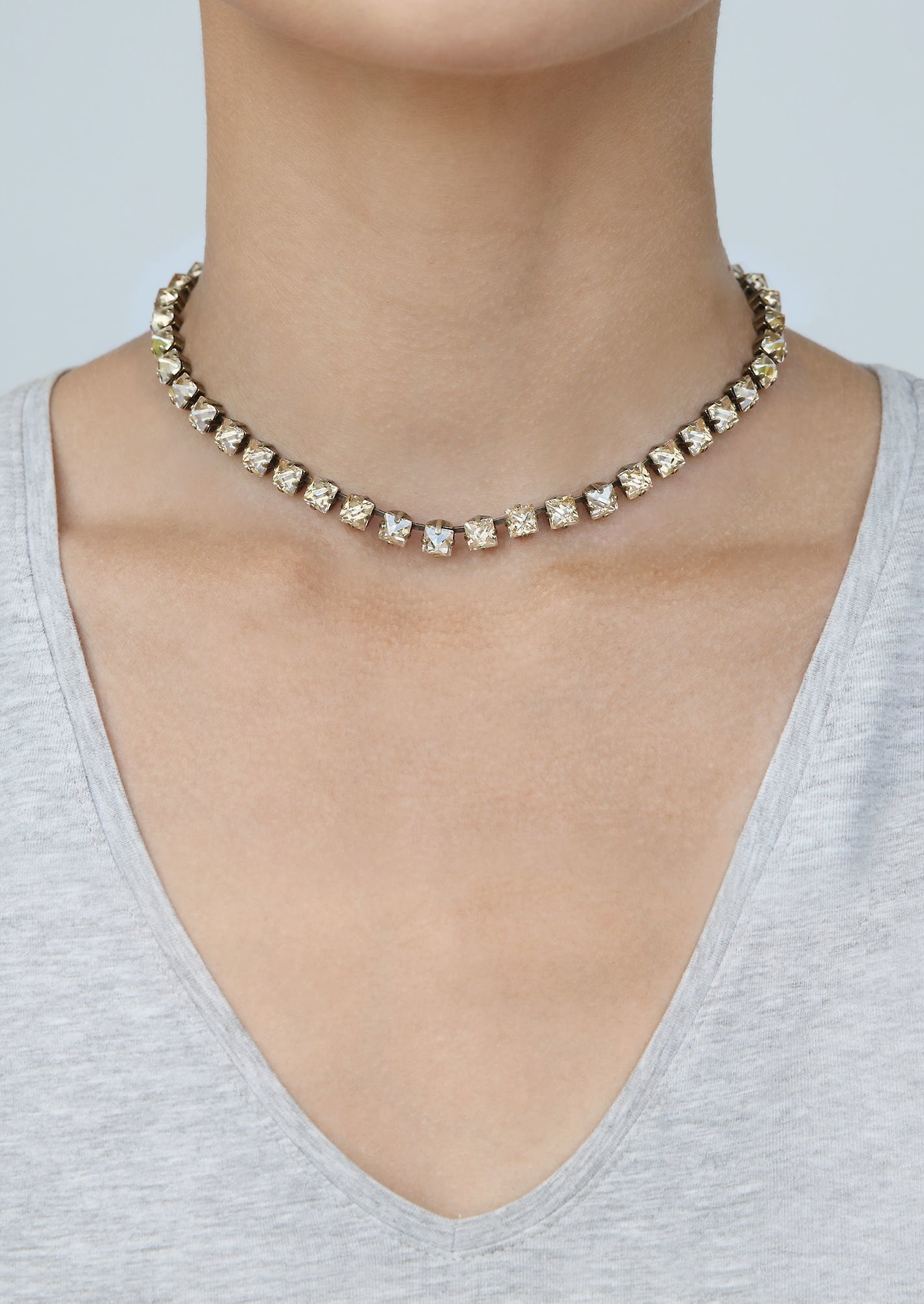 image for Necklace Punk Classics Beige  size S