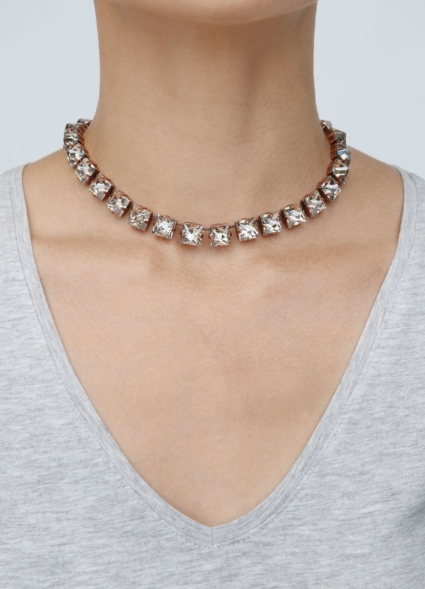 image for Necklace Punk Classics Grey  size L