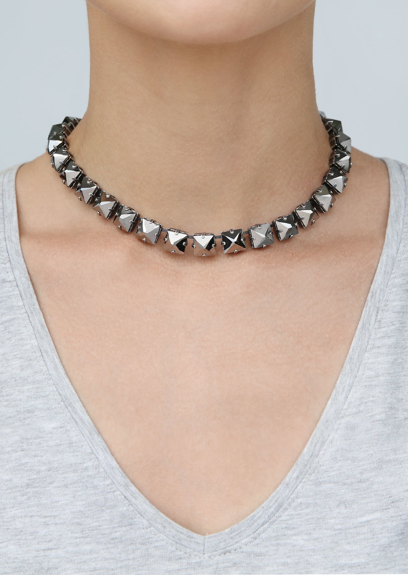 image pour Collier Punk Classics Noir  size L