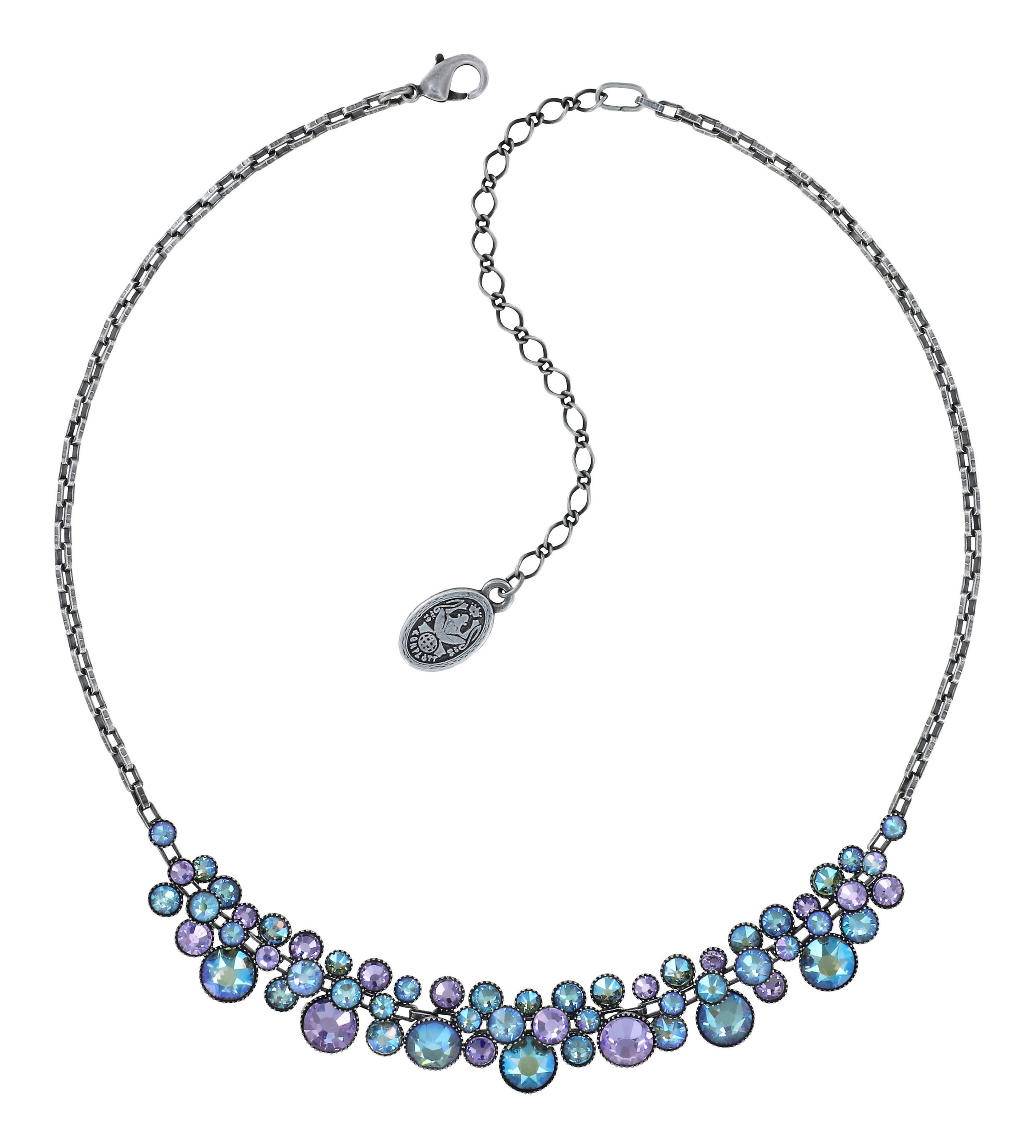 image pour Collier Water Cascade Bleu / Lila  