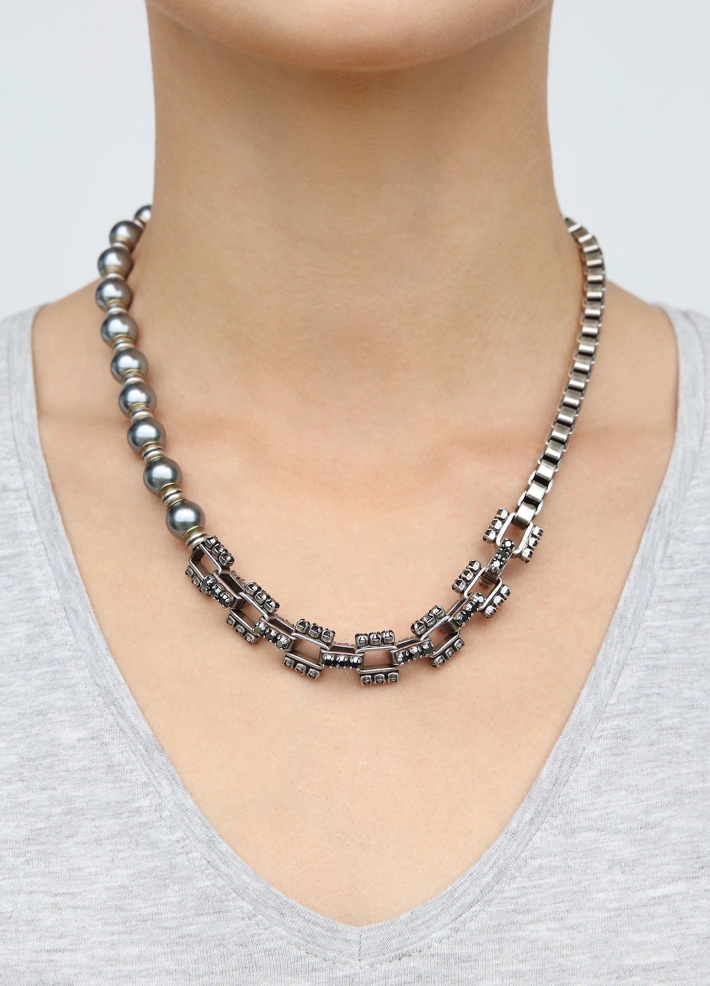 image for Necklace Free Spirit Grey  