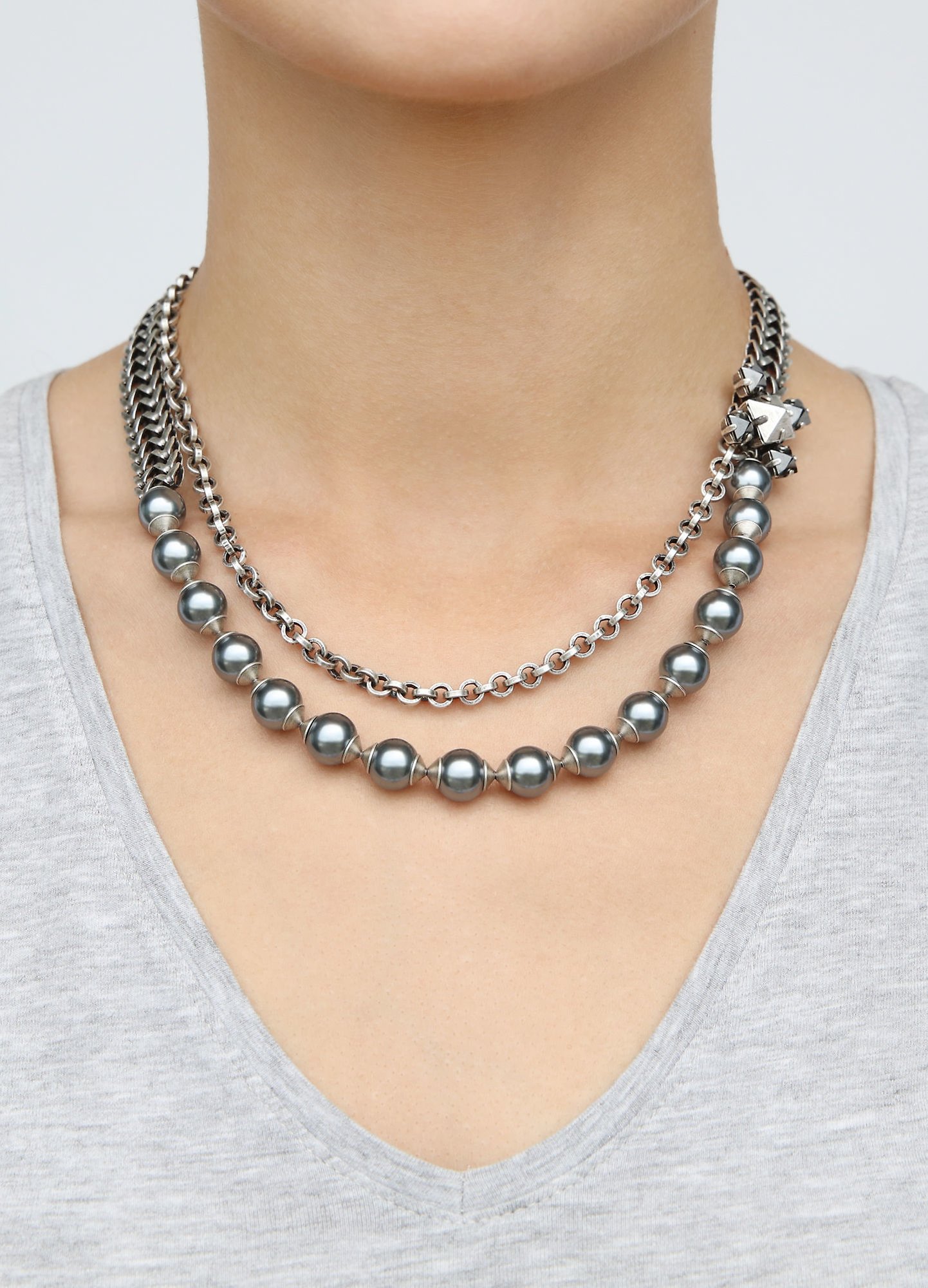 image for Necklace Free Spirit Grey  
