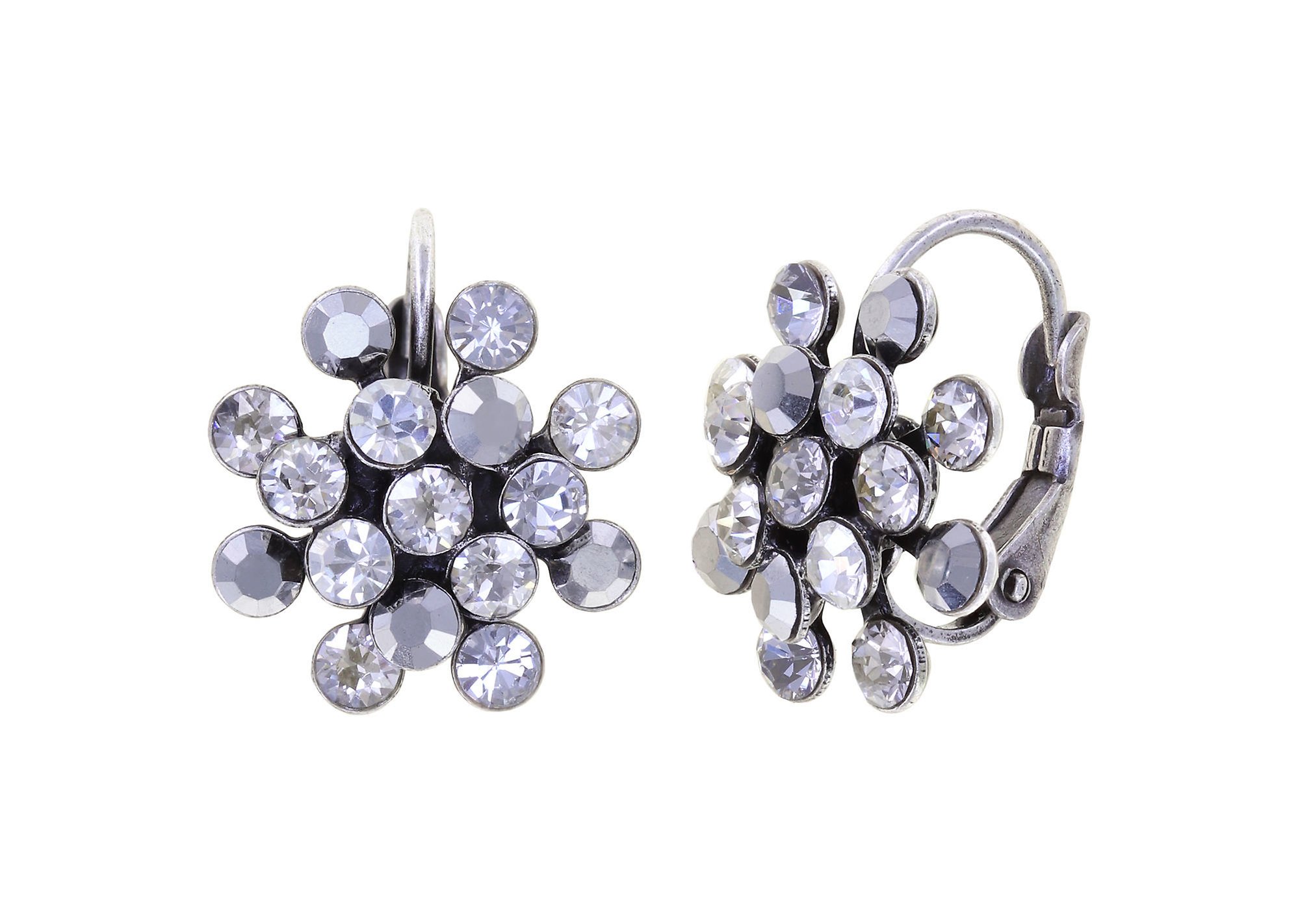 image pour Boucles d'oreilles Eurowire Magic Fireball Blanc / Gris  mini