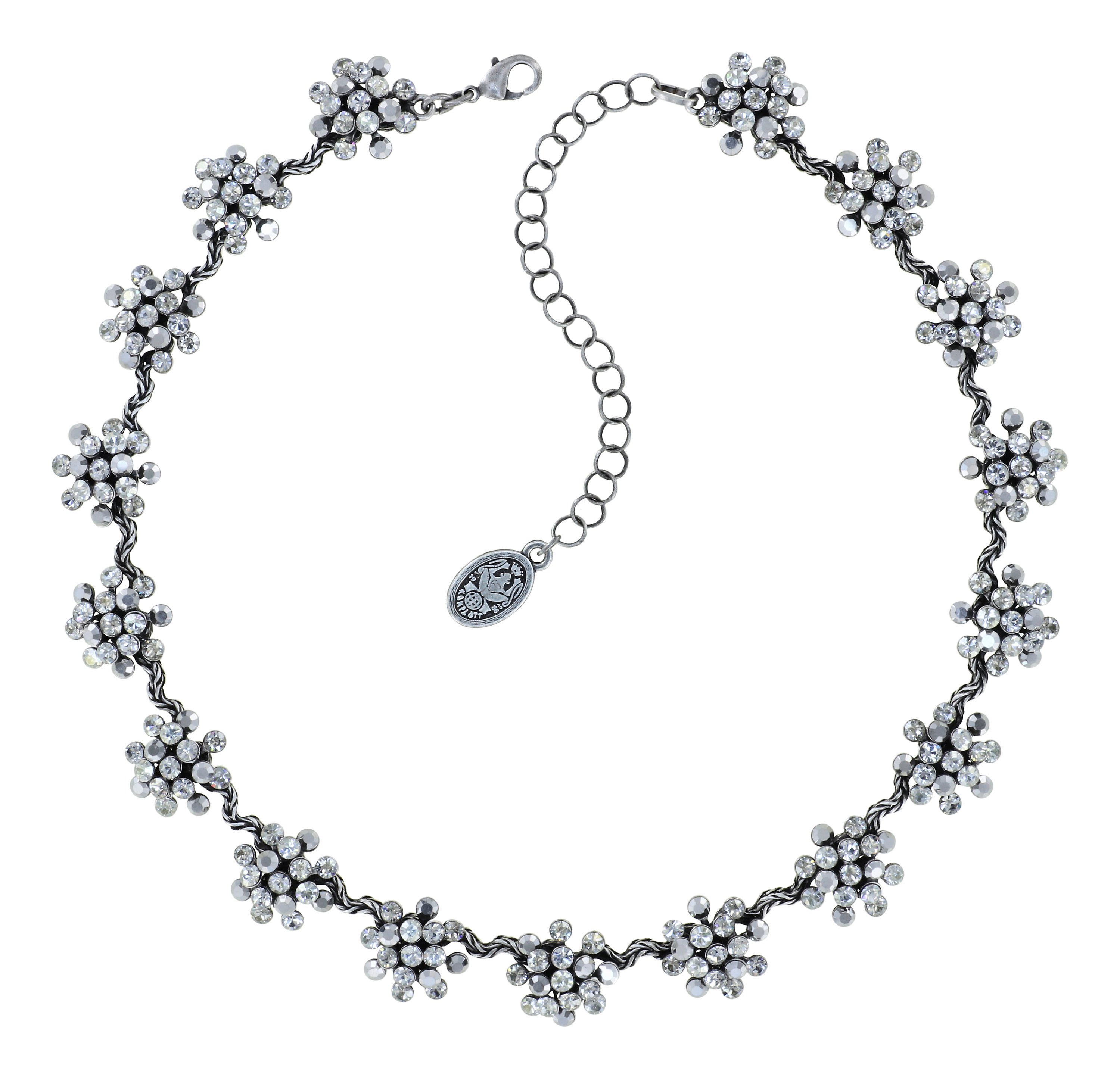 Bild für Halskette Collier Magic Fireball Weiß / Grau  mini