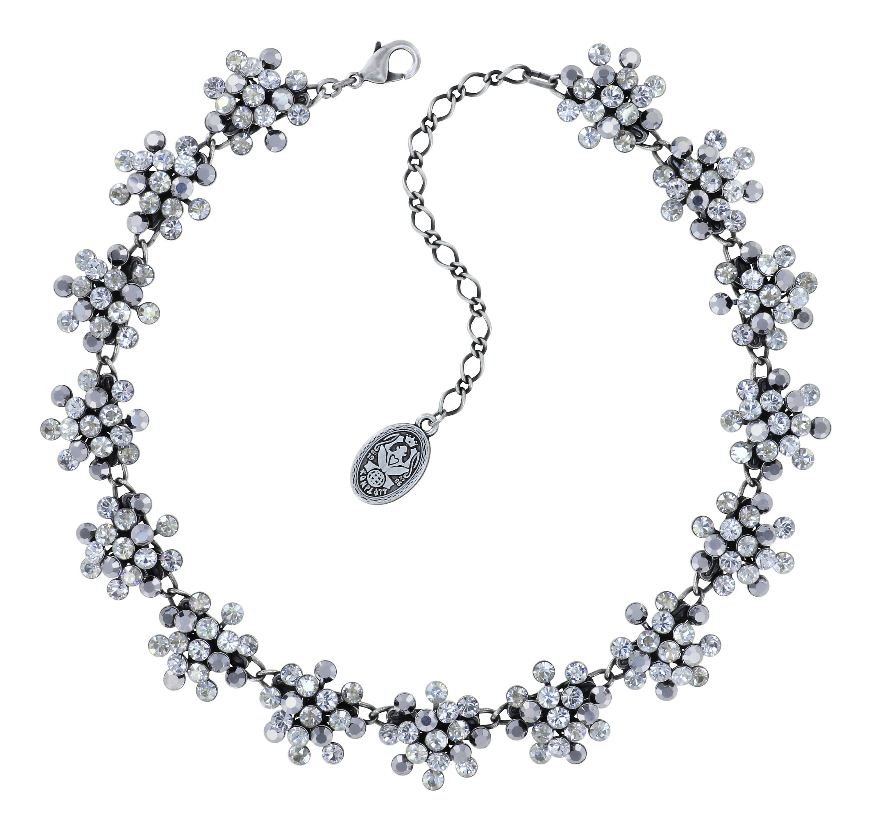 Bild für Halskette Collier Magic Fireball Weiß / Grau  Classic Size (21mm Ø)