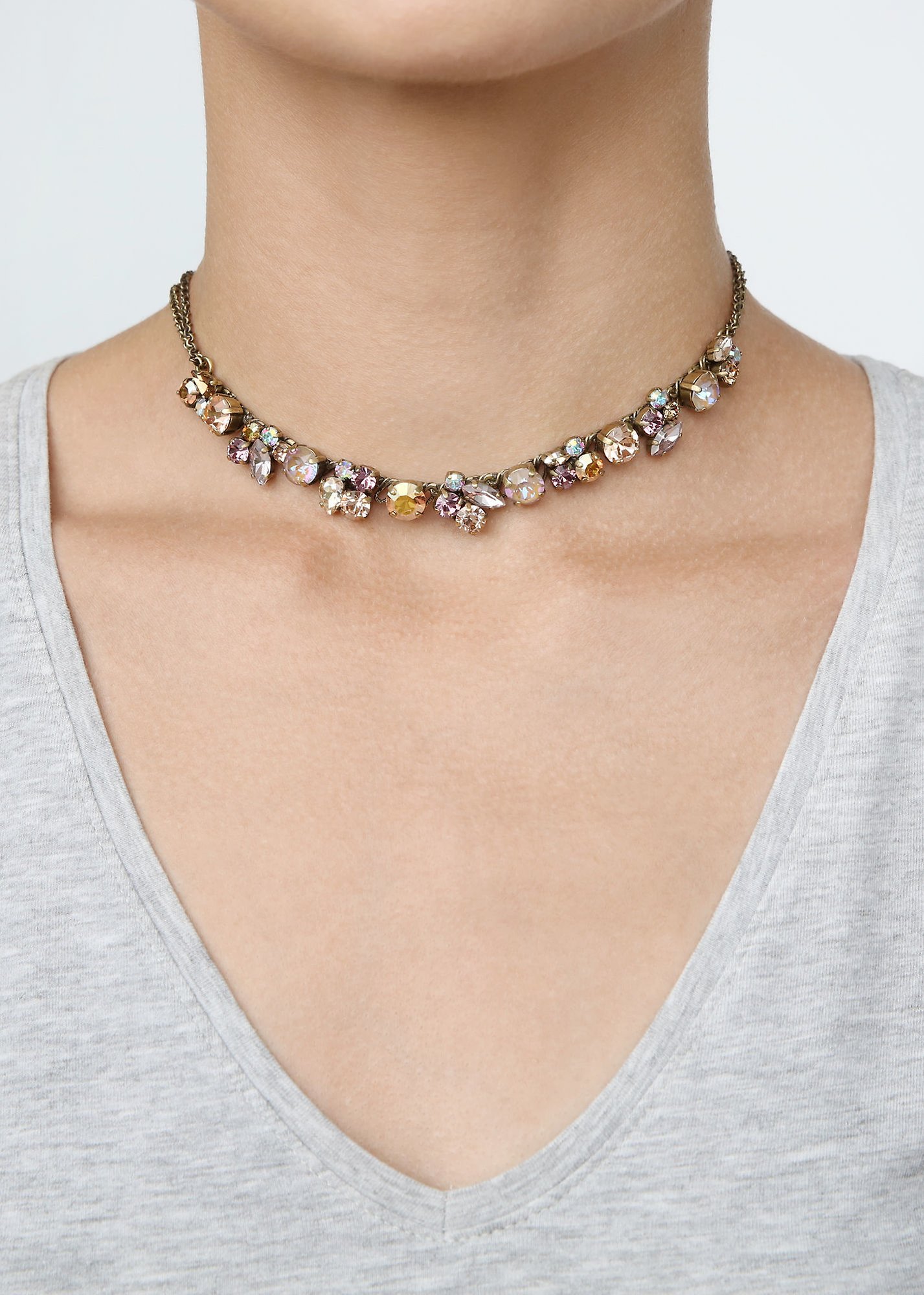 Kép Necklace Ballroom Beige / Lila  